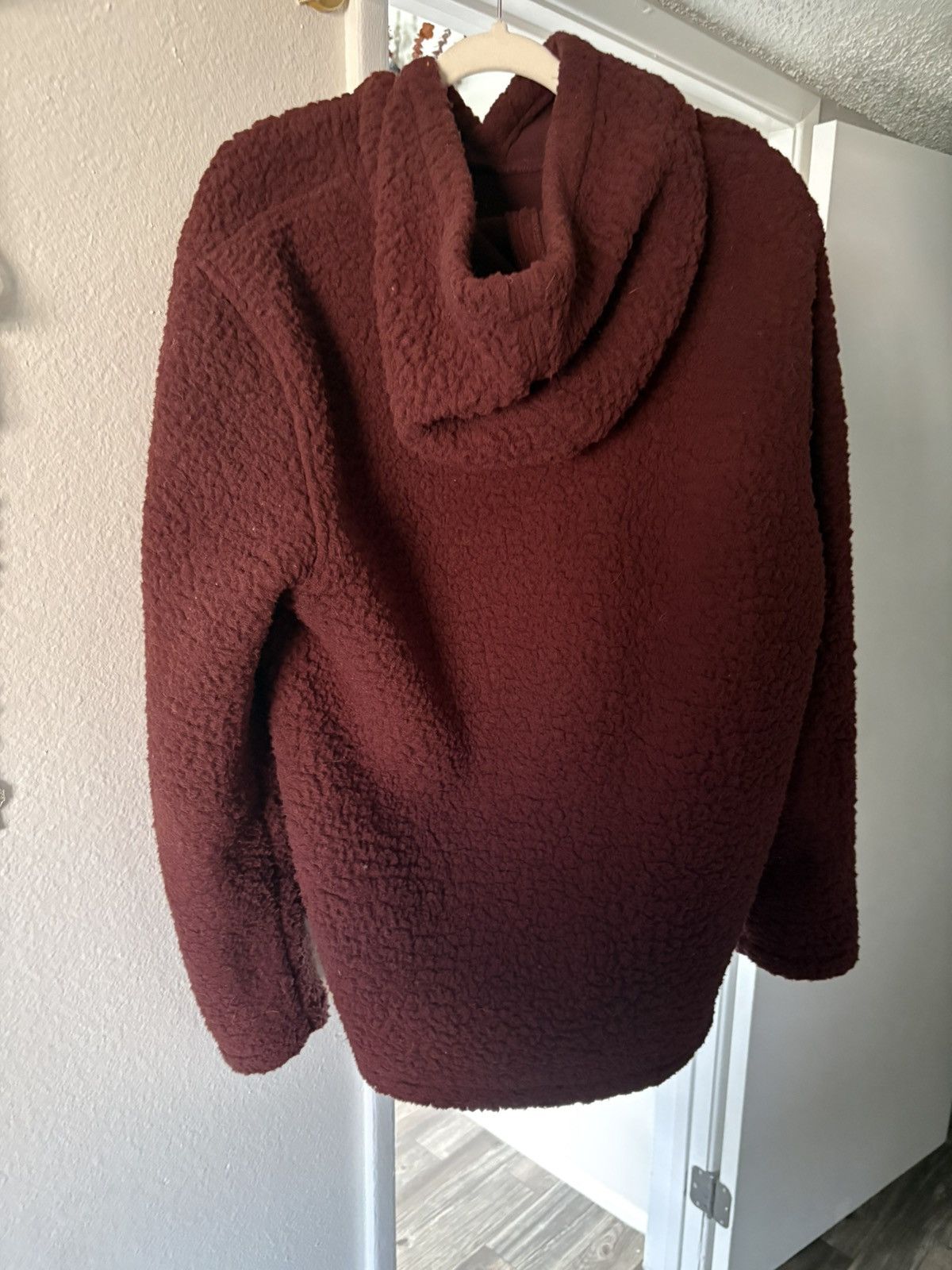 Taylor Stitch Taylor Stitch Fleece Hoodie — rust/oxblood. 44 (L). Size US L / EU 52-54 / 3 - 2 Thumbnail