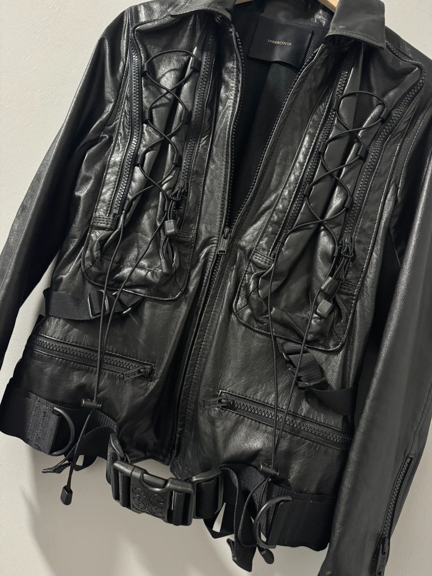 Undercover Undercover runway combat vest/backpack leather jacket Size S / US 4 / IT 40 - 6 Thumbnail