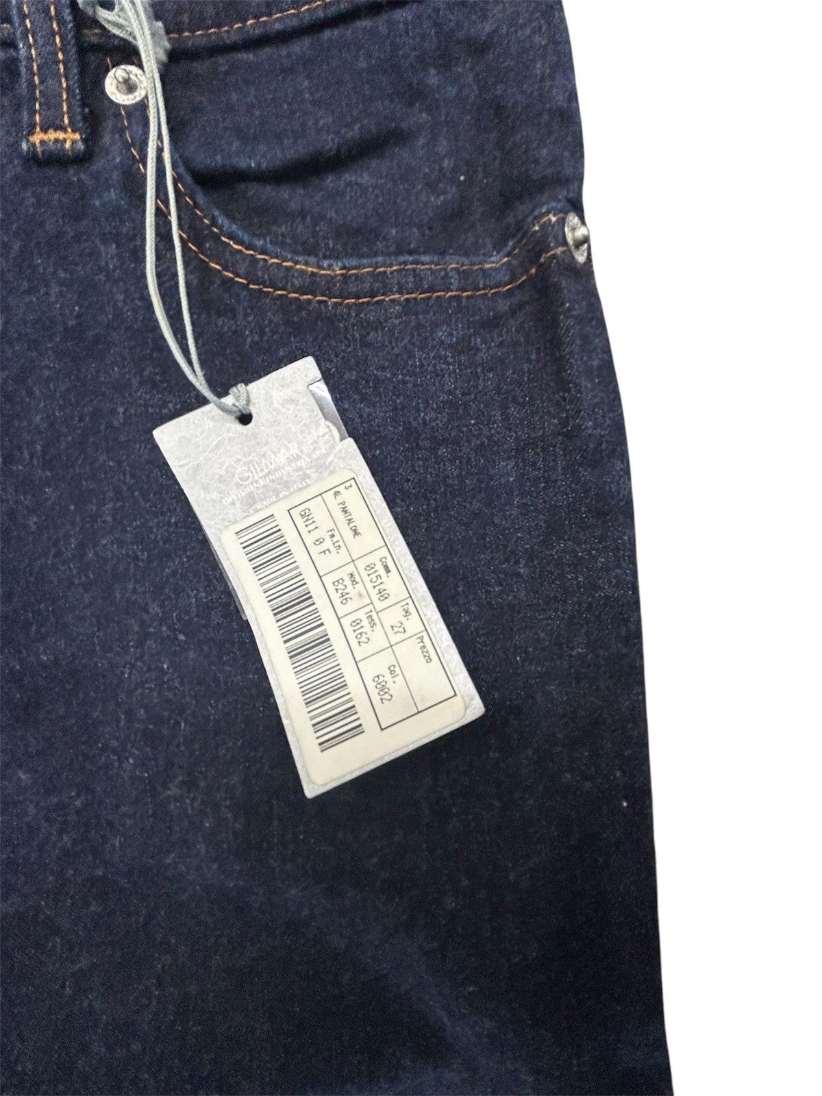 Iceberg Iceberg (Gilmar) Vintage Made in Italy Dark Wash Denim - NWT Size 26" / US 2 / IT 38 - 9 Thumbnail