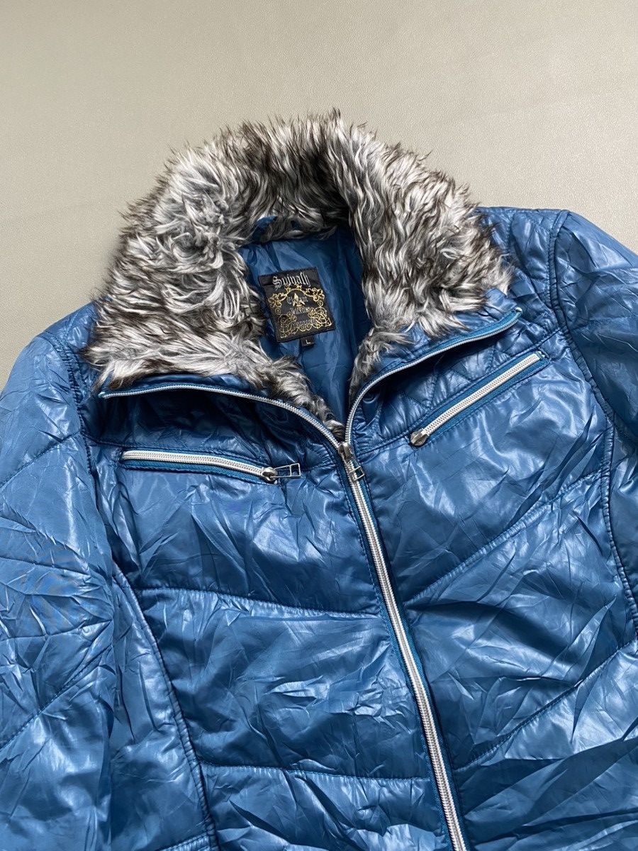 If Six Was Nine × Japanese Brand × Le Grande Bleu (L.G.B.) Spinash Fur Puffer Jacket Size US L / EU 52-54 / 3 - 3 Thumbnail