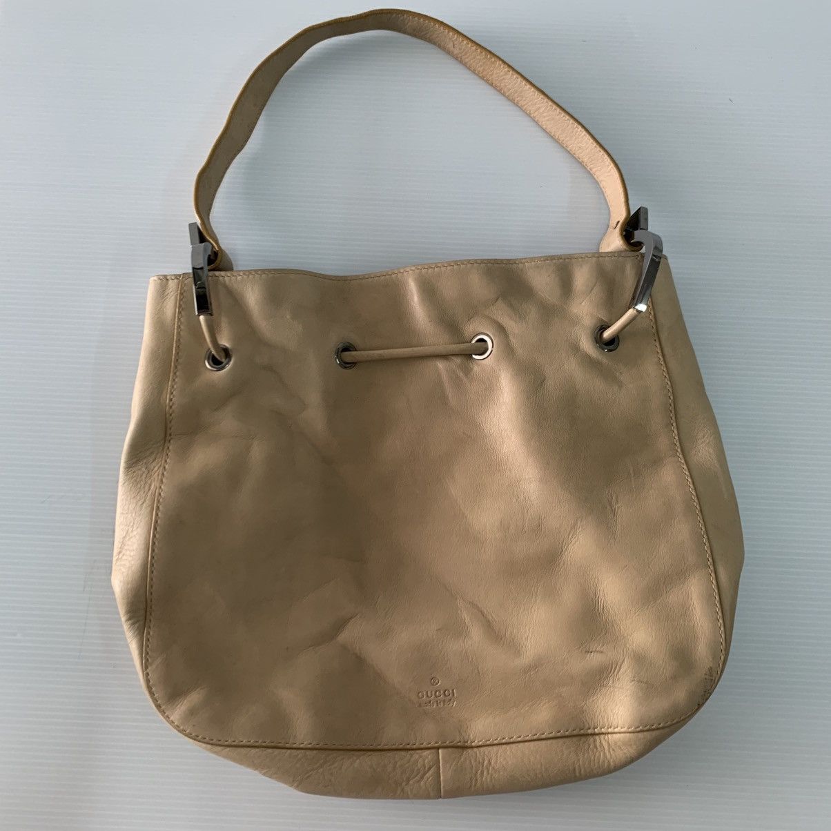 Gucci Gucci Shoulder Leather Hobo Handbag Size ONE SIZE - 2 Thumbnail