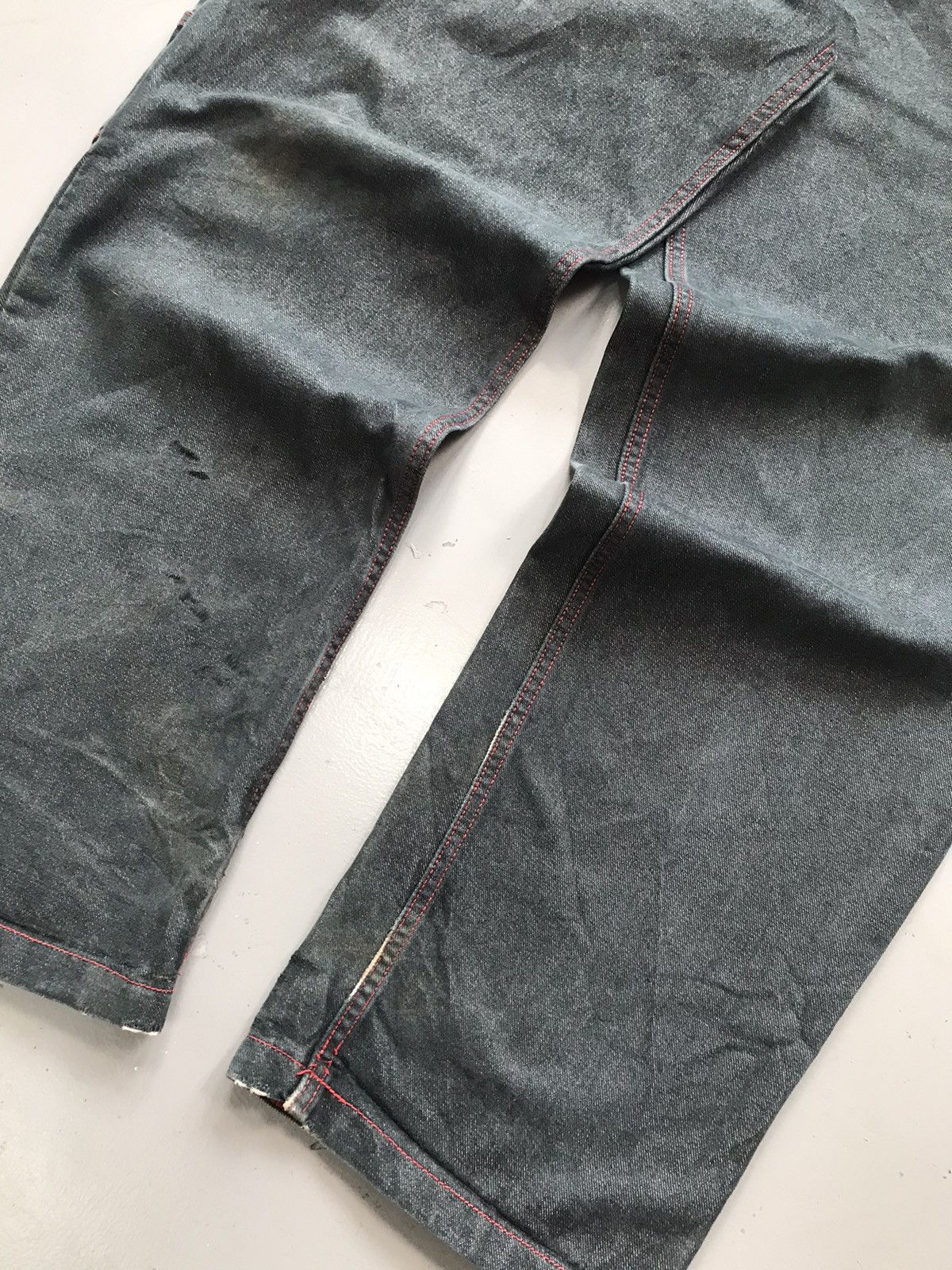 JNCO × Southpole × Vintage Vintage Sancezz SpellOut embroidered carpenter denim Size US 32 / EU 48 - 5 Thumbnail