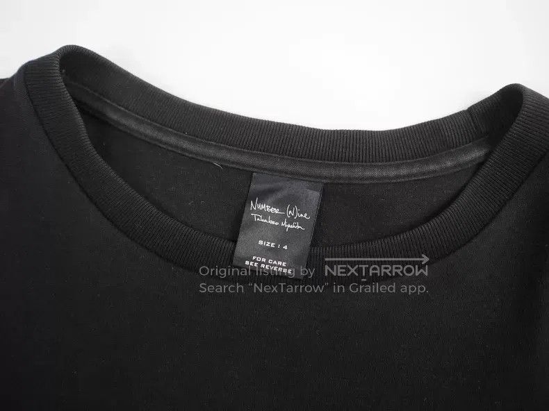 Number (N)ine Number (N)ine Black Pocket Watch Short Sleeve Size US L / EU 52-54 / 3 - 3 Thumbnail