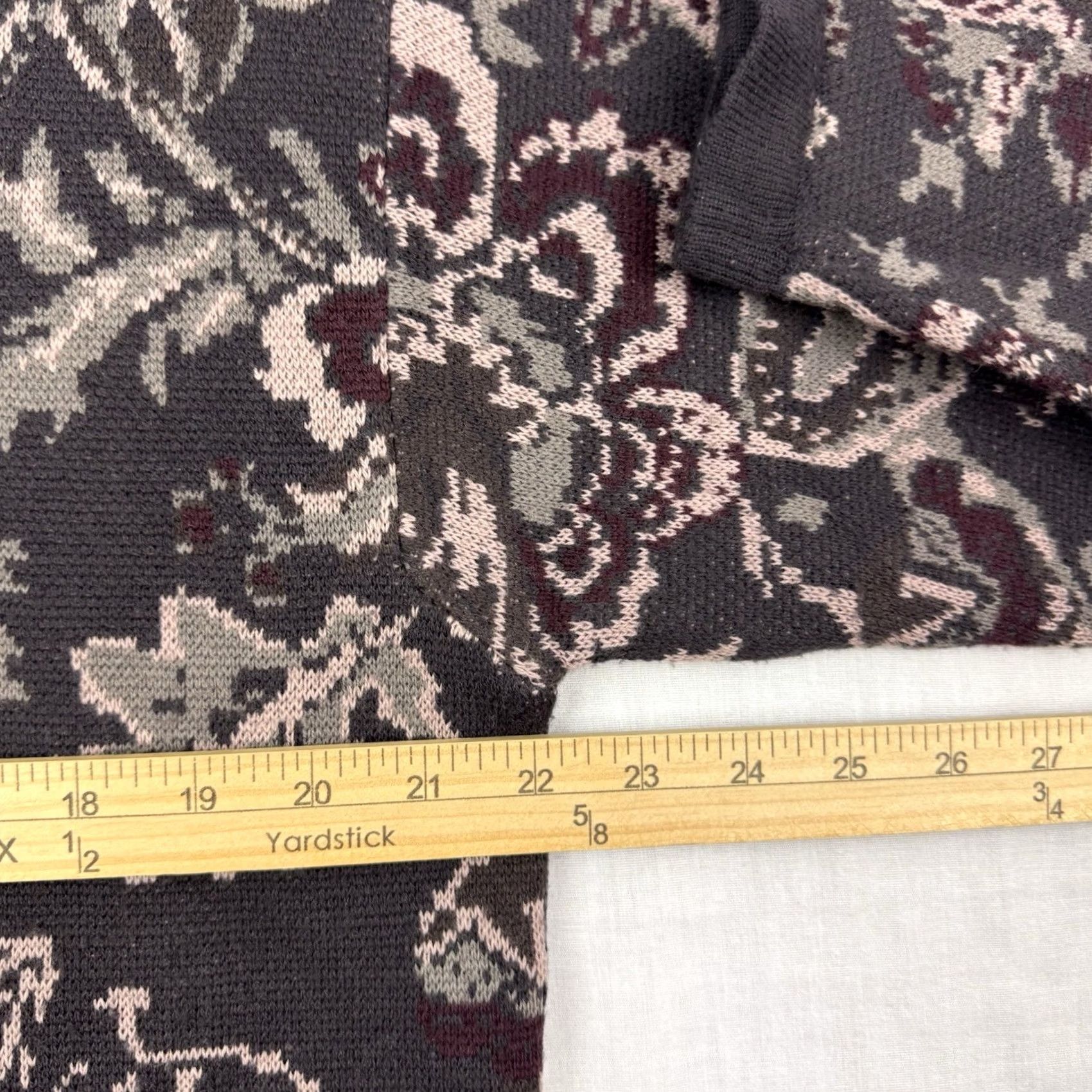 Vintage VINTAGE Rena Rowan Sweater Womens Medium Floral Knit 90s 80s Size M / US 6-8 / IT 42-44 - 6 Thumbnail