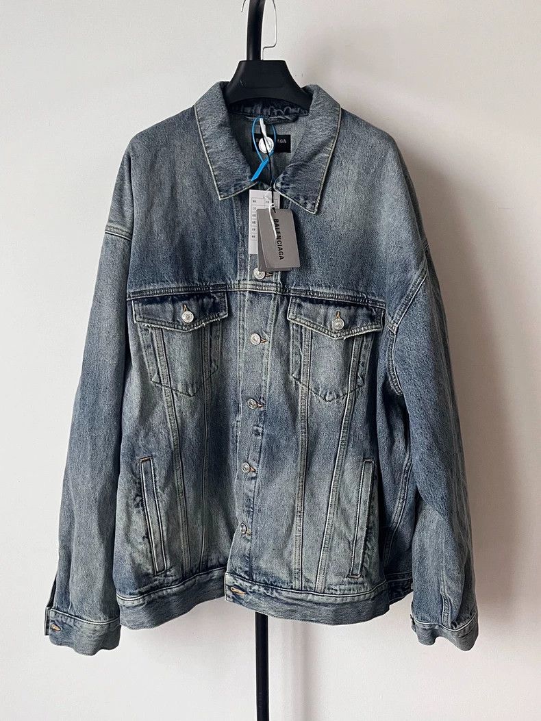Balenciaga Balenciaga size 2 Washed effect lapel single breasted long Size US S / EU 44-46 / 1 - 2 Thumbnail