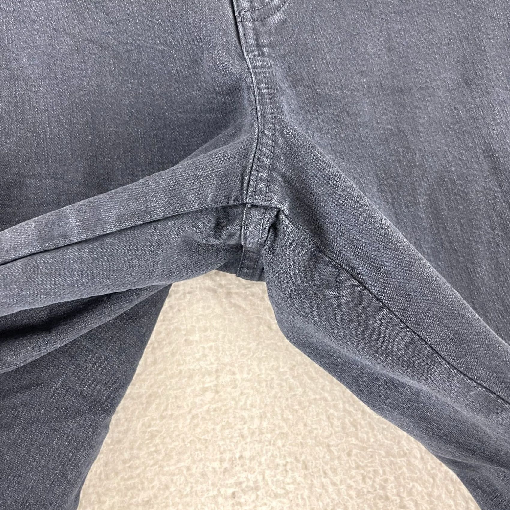 Madewell Madewell Emmett Pants Womens Size 32 Blue Wide-Leg Crop High-Rise Casual Pocket Pants Size 24" / US 00 / IT 34 - 6 Thumbnail