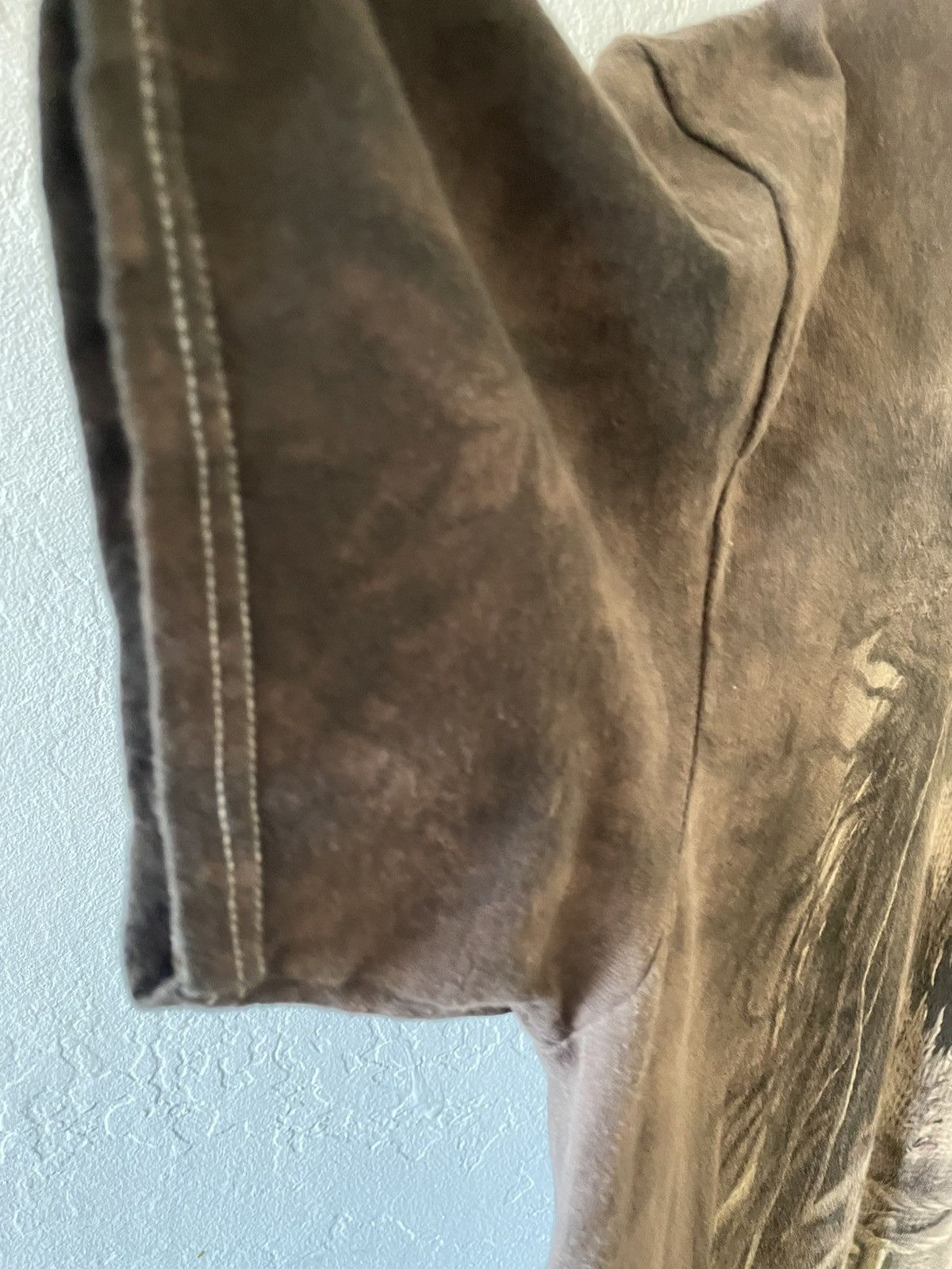 Delta Vintage 2000s Y2K Scarecrow Brown AOP Xl 23.5 X 28.5 Size US XL / EU 56 / 4 - 4 Thumbnail