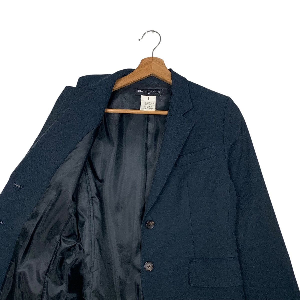 Japanese Brand BEATINGHEART Menswear Suit Jacket Blazers #1917-C83 Size S / US 4 / IT 40 - 10 Thumbnail