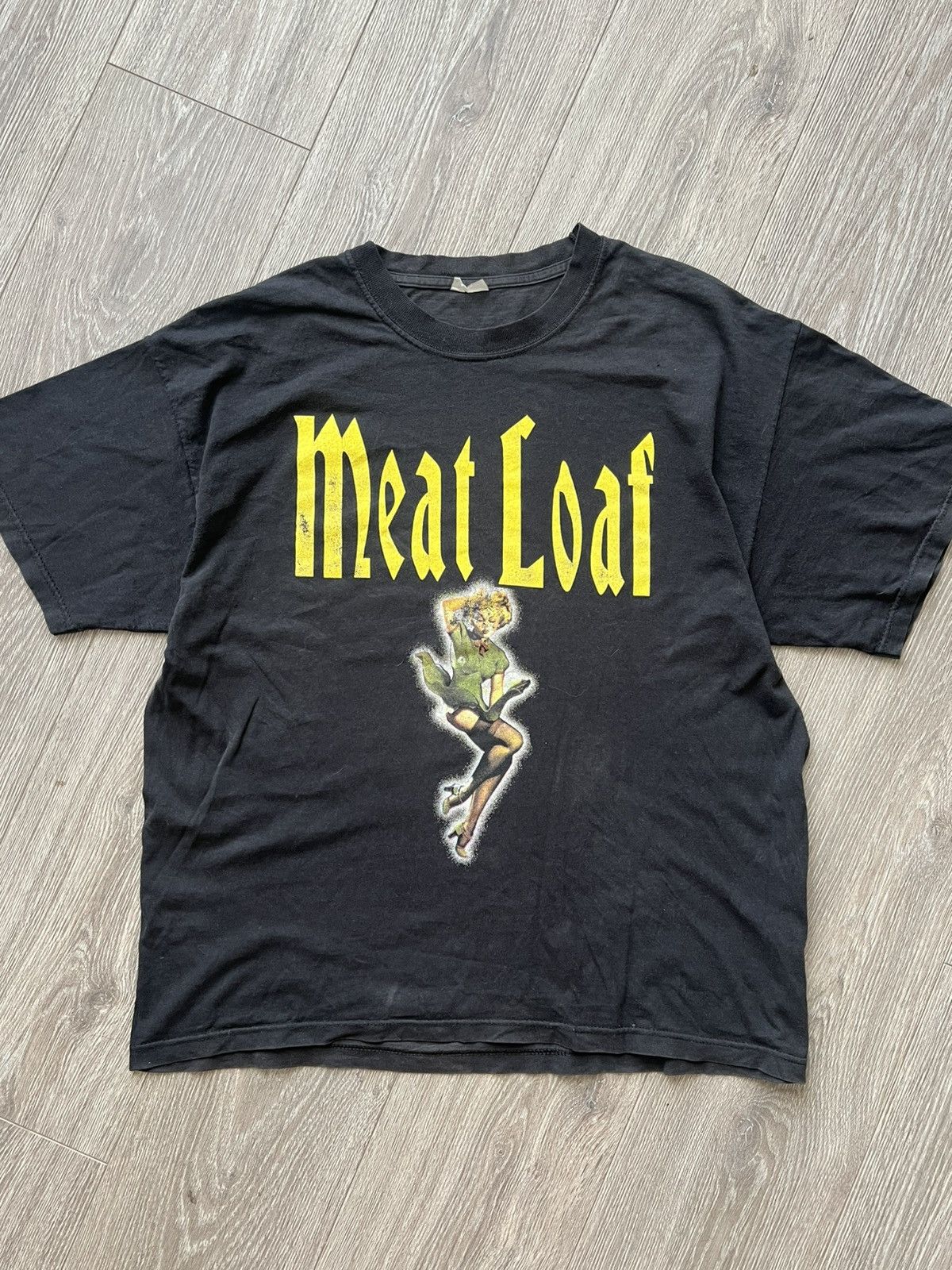 Band Tees Vintage 00s Meat Loaf Band T-Shirt Rock Merch Size US XL / EU 56 / 4 - 2 Thumbnail