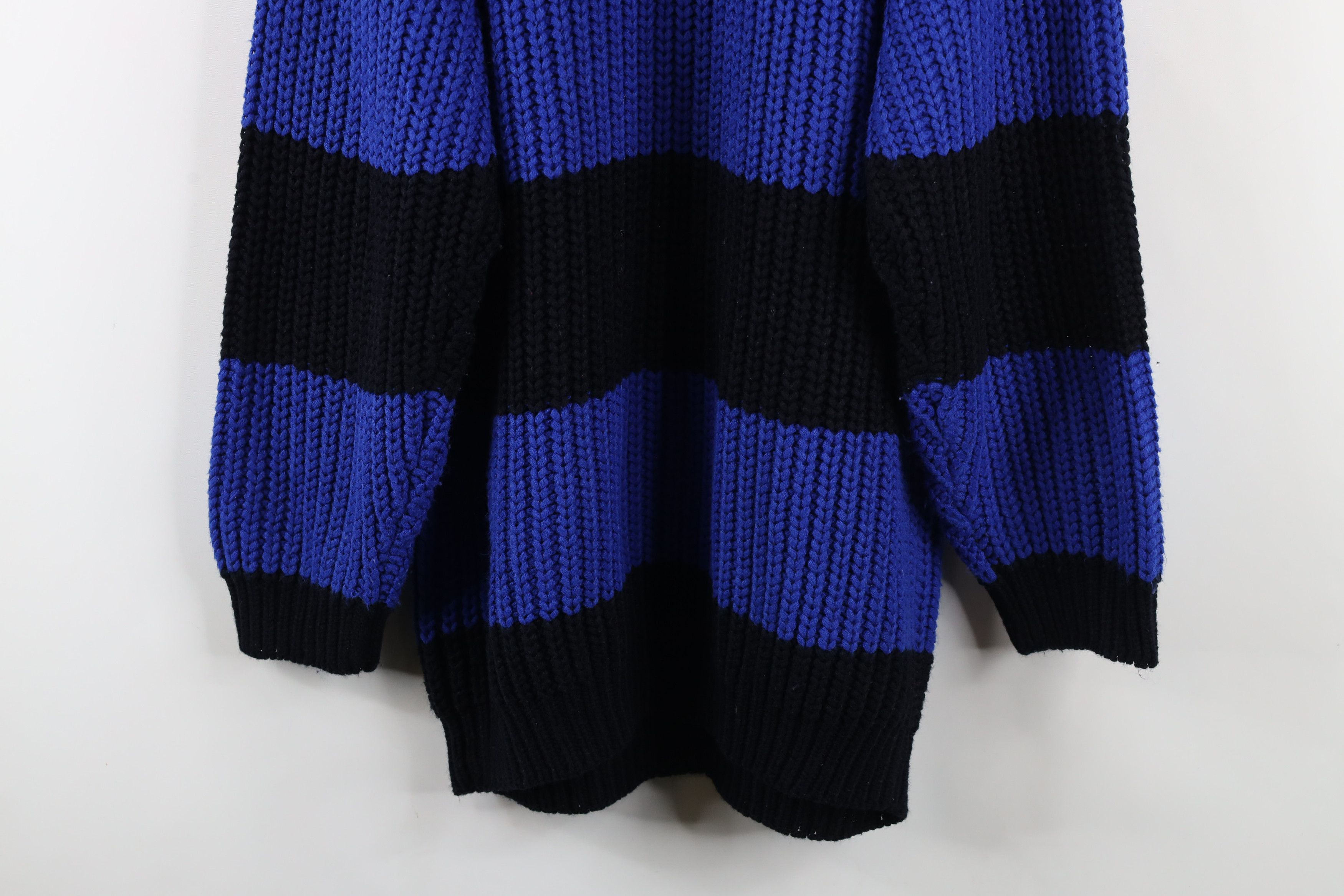 Vintage Vintage 90s Streetwear Block Chunky Ribbed Knit Sweater Size S / US 4 / IT 40 - 7 Thumbnail