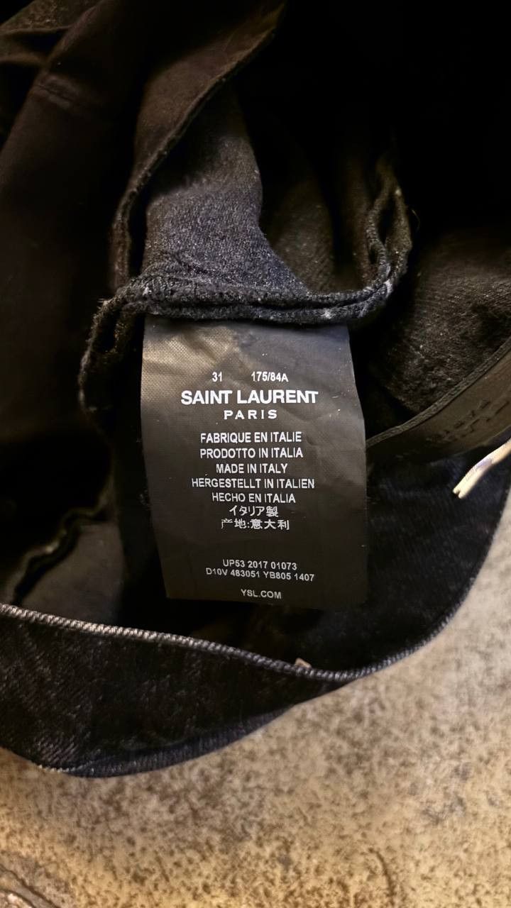 Saint Laurent Paris saint laurent d01 m/sl-lw denim Size US 31 - 10 Thumbnail