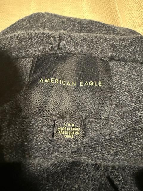 American Eagle Outfitters AMERICAN EAGLE MEN'S SZ L SWEATER HOODIE POCKET MOUNTAINS Size US L / EU 52-54 / 3 - 4 Thumbnail