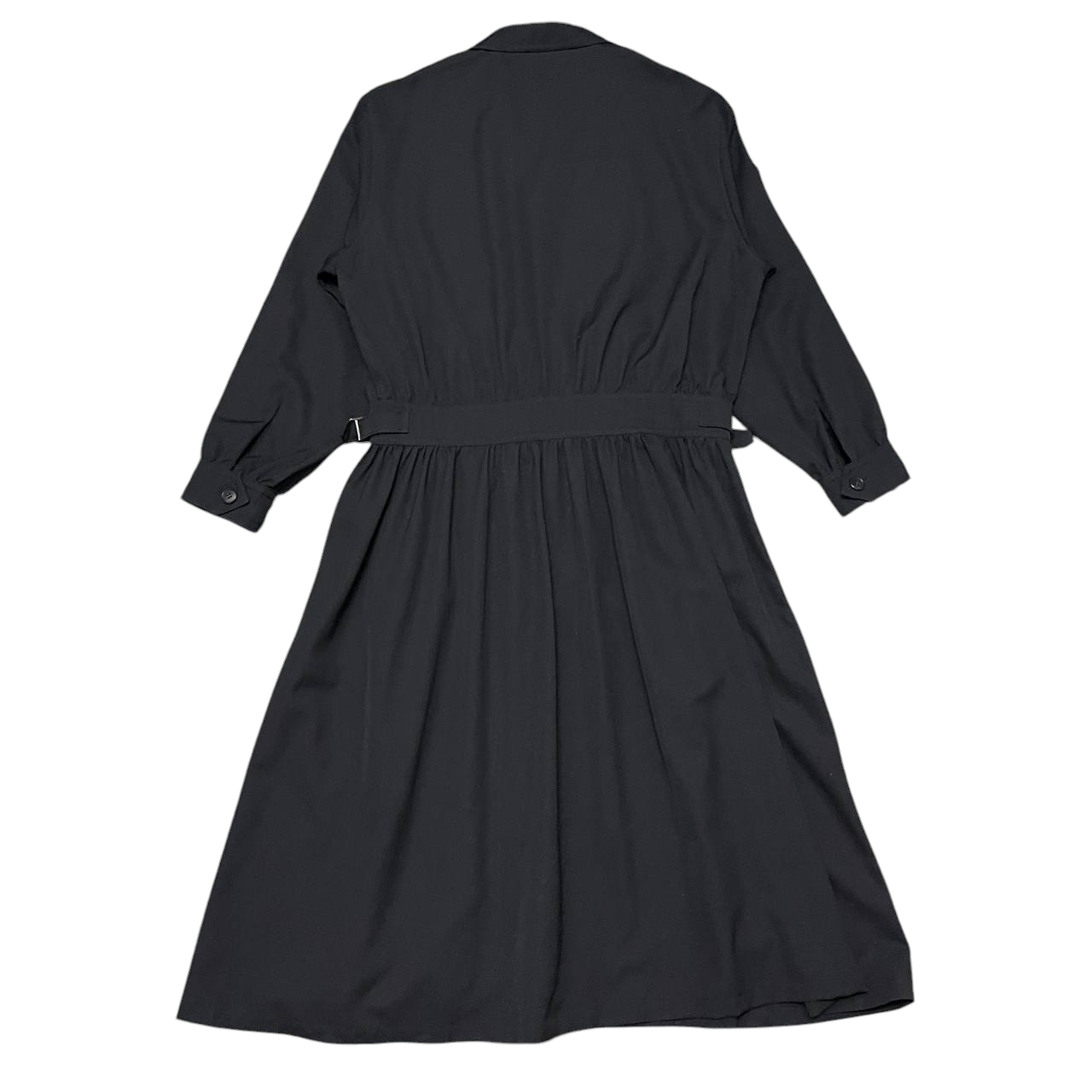 Yohji Yamamoto Yohji Yamamoto Wool Long Dress Coat Size US M / EU 48-50 / 2 - 12 Thumbnail