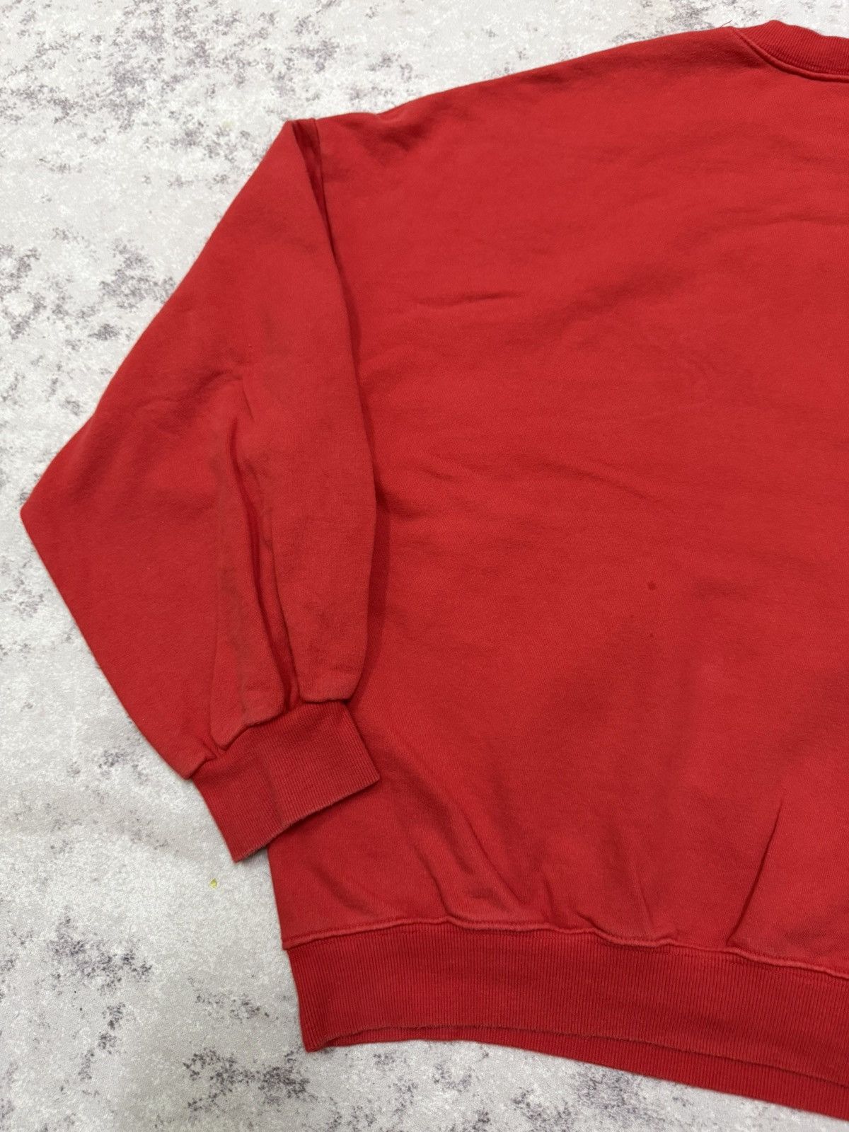 Nike Vintage Nike Swoosh Velvet Logo Baggy Sweatshirt Size US XL / EU 56 / 4 - 12 Thumbnail