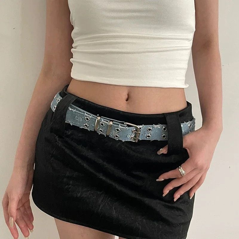 Jewelry Double Row Star Belt Women Girls Y2K Retro Size ONE SIZE - 5 Thumbnail
