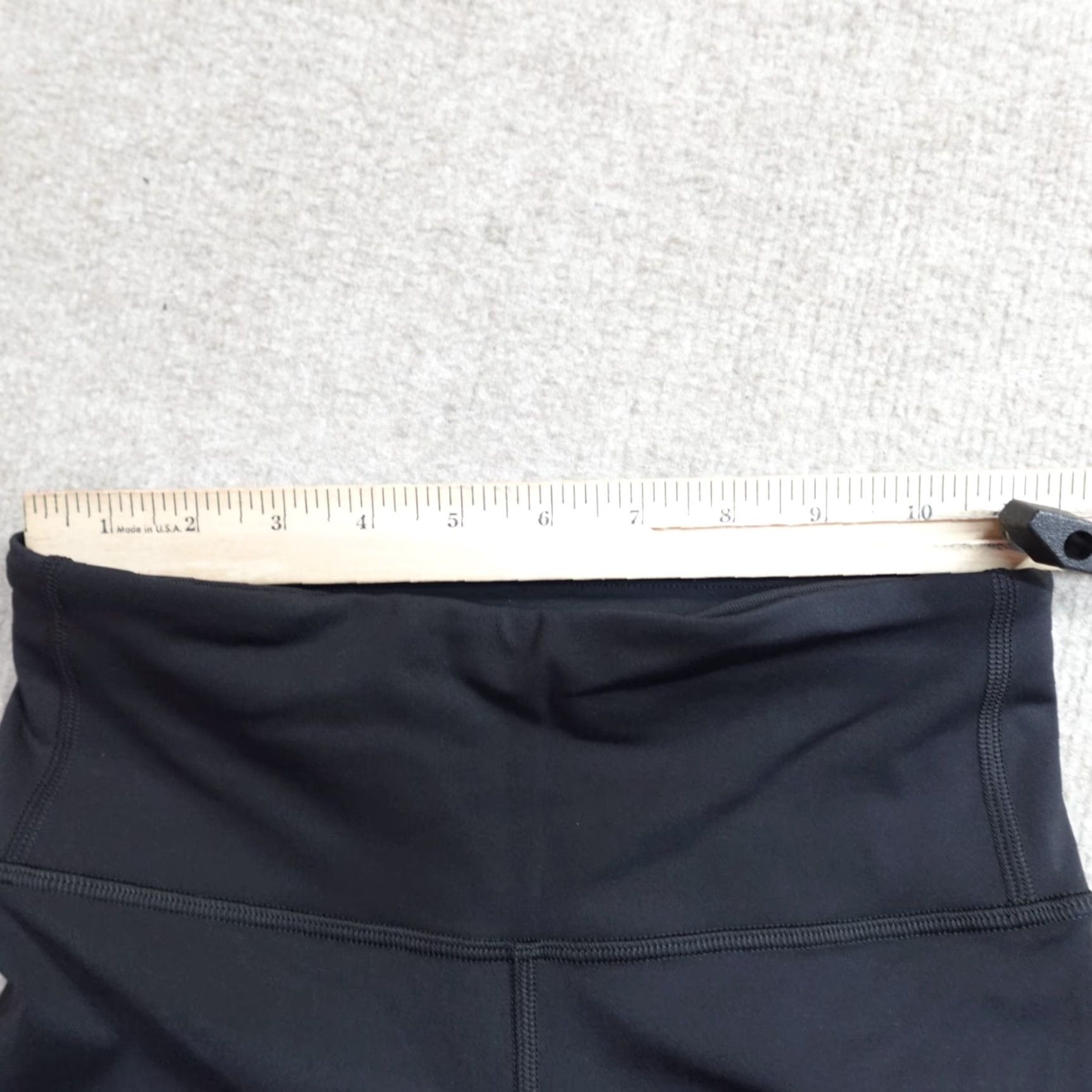 Lululemon Lululemon Leggings XS Black Metallic Speed Wunder Crop 23" Cropped Geometric Activewear Women Size 26" / US 2 / IT 38 - 7 Thumbnail