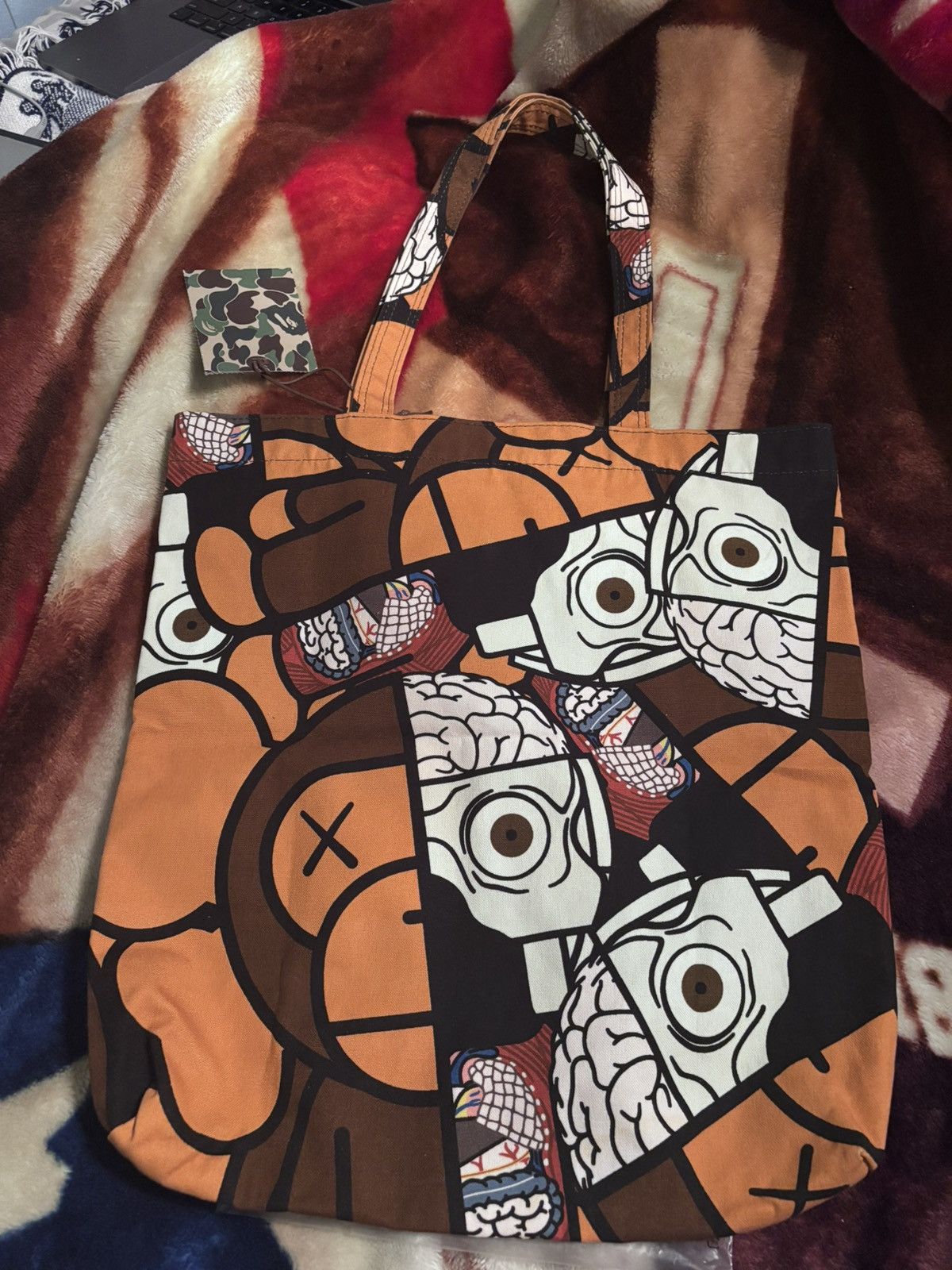 Bape × Kaws bape x kaws 05-06 crazy rare tote Size ONE SIZE - 2 Thumbnail