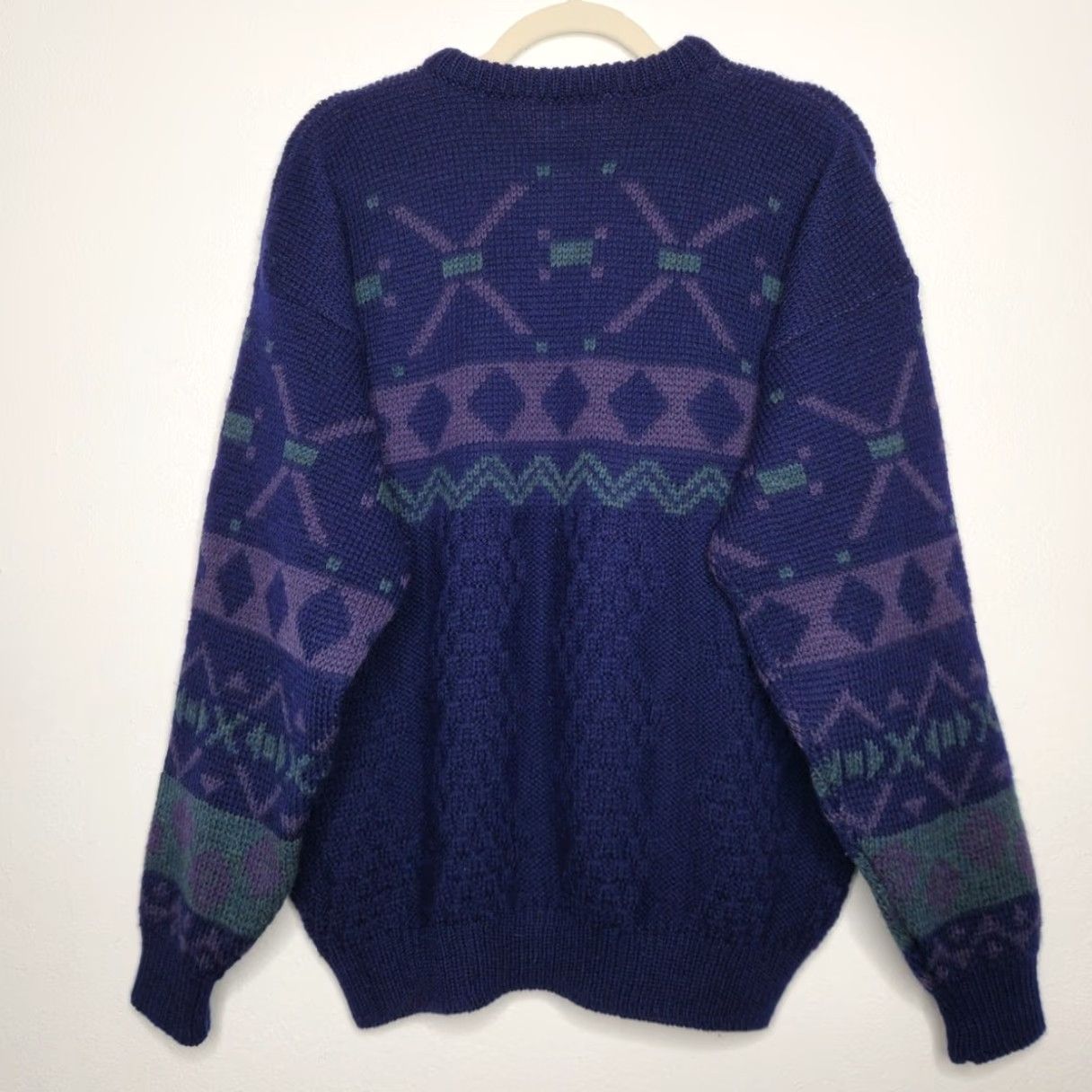 Vintage VINTAGE Carraig Donn Wool Sweater Crewneck Unisex Adults M Multi 90s Cottage Art Grandpa Ireland Size US M / EU 48-50 / 2 - 7 Thumbnail