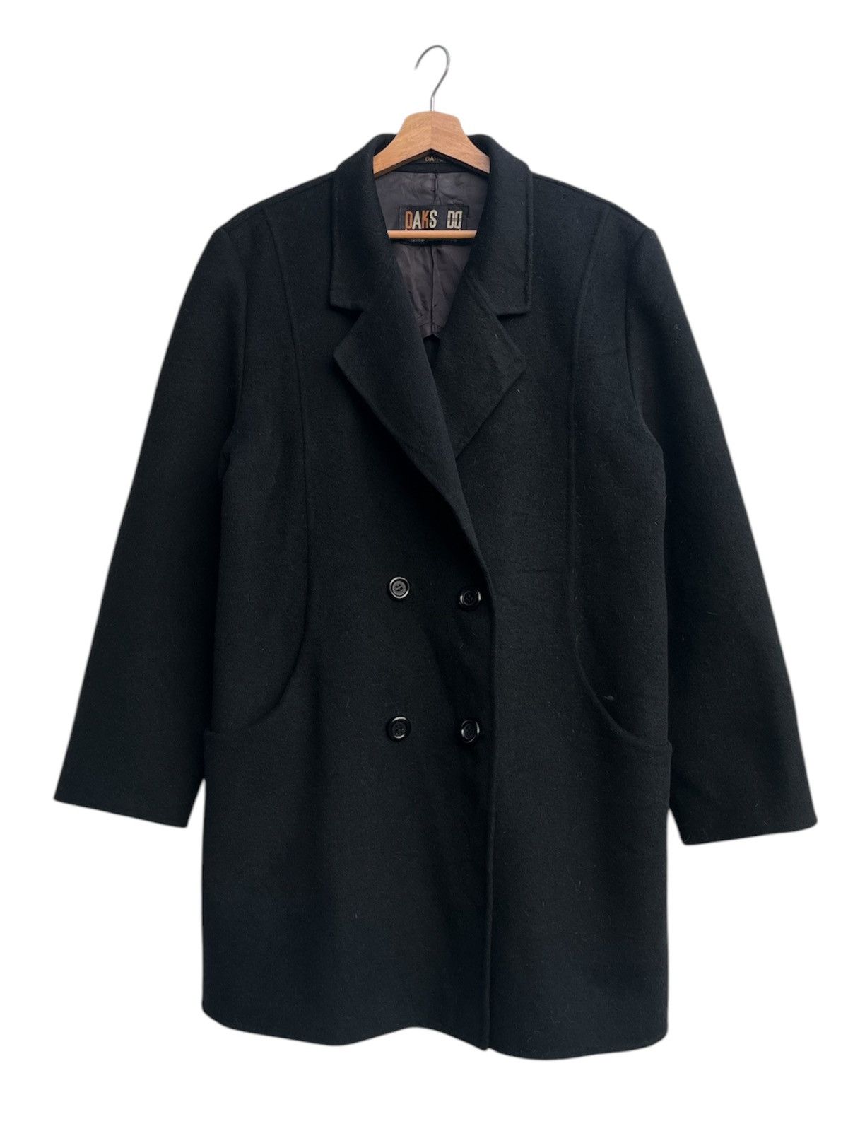 DAKS Unisex Vintage Daks Double Breasted Cashmere Jacket Size US M / EU 48-50 / 2 - 2 Thumbnail
