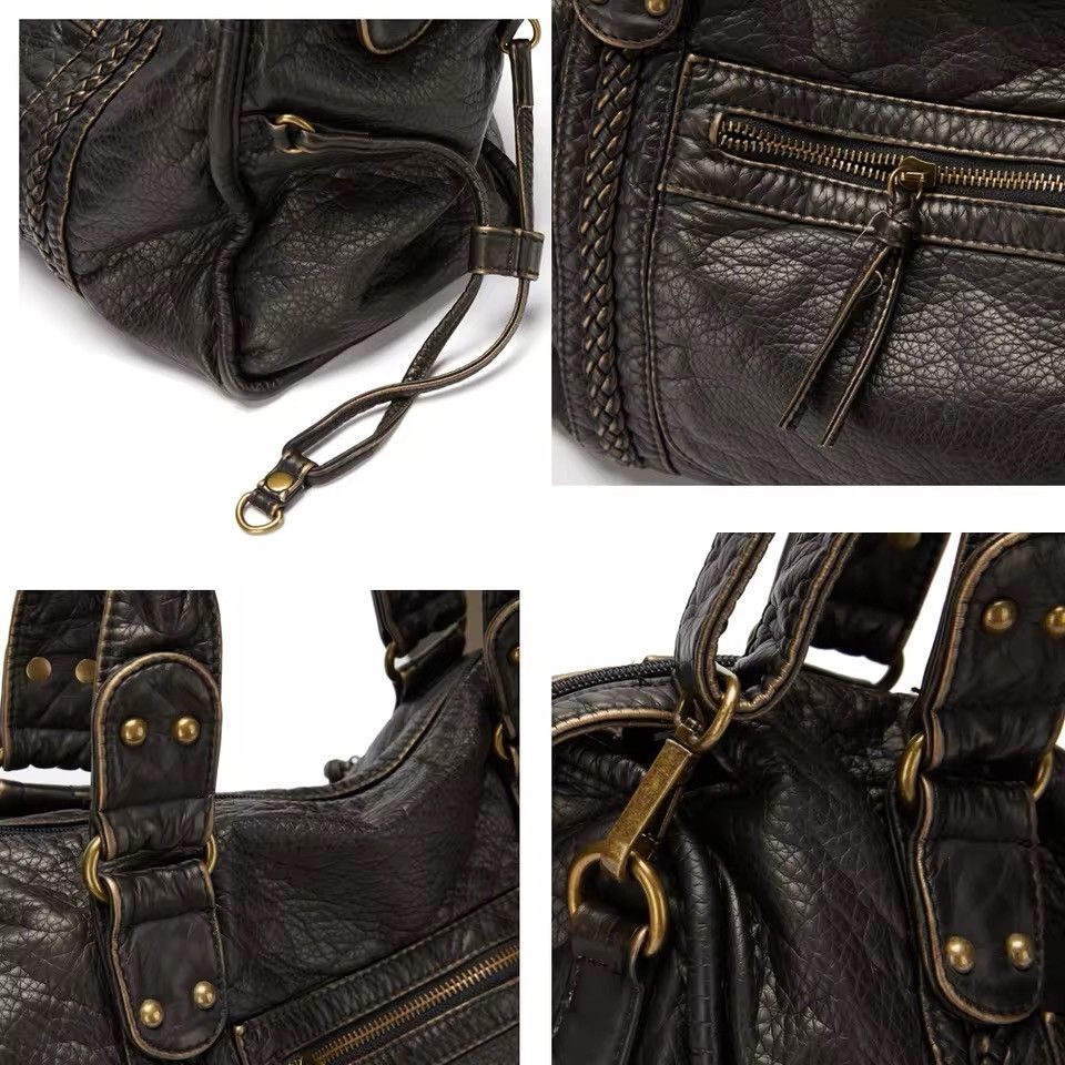 Vintage Vintage Pu Leather Hobo Shoulder Bag Size ONE SIZE - 8 Thumbnail