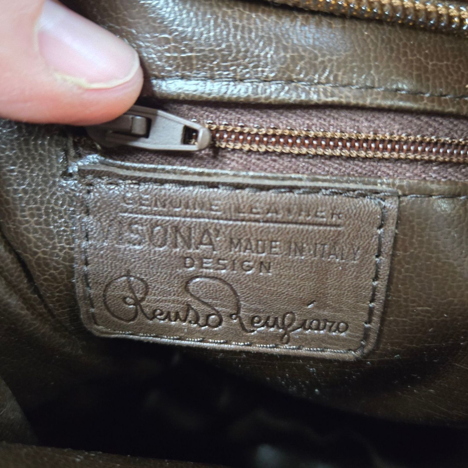 Vintage 1980s Vintage Cognac Brown Leather Hudson's Crossbody Size ONE SIZE - 14 Thumbnail