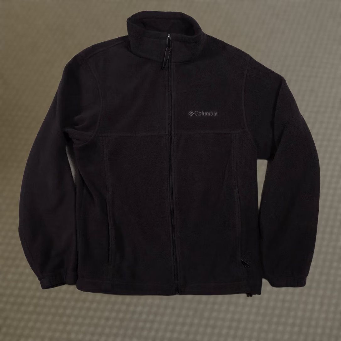 Vintage Columbia Fleece Jacket Mens Small Black Full Zip Stand Collar Pockets Outdoor Size US S / EU 44-46 / 1 - 1 Thumbnail