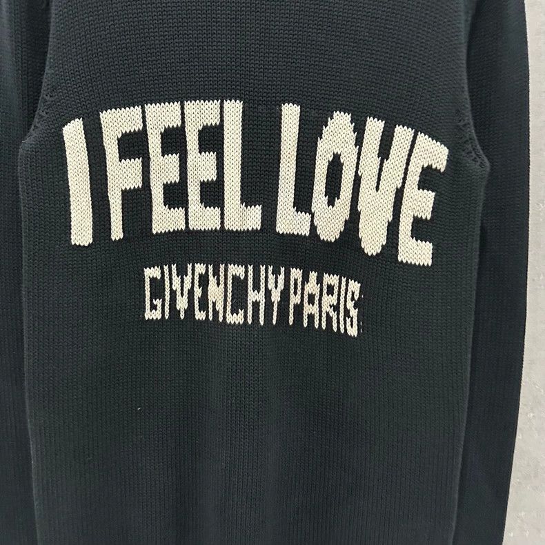 Givenchy Givenchy Black Destroyed Knitted Sweater Size US S / EU 44-46 / 1 - 3 Thumbnail