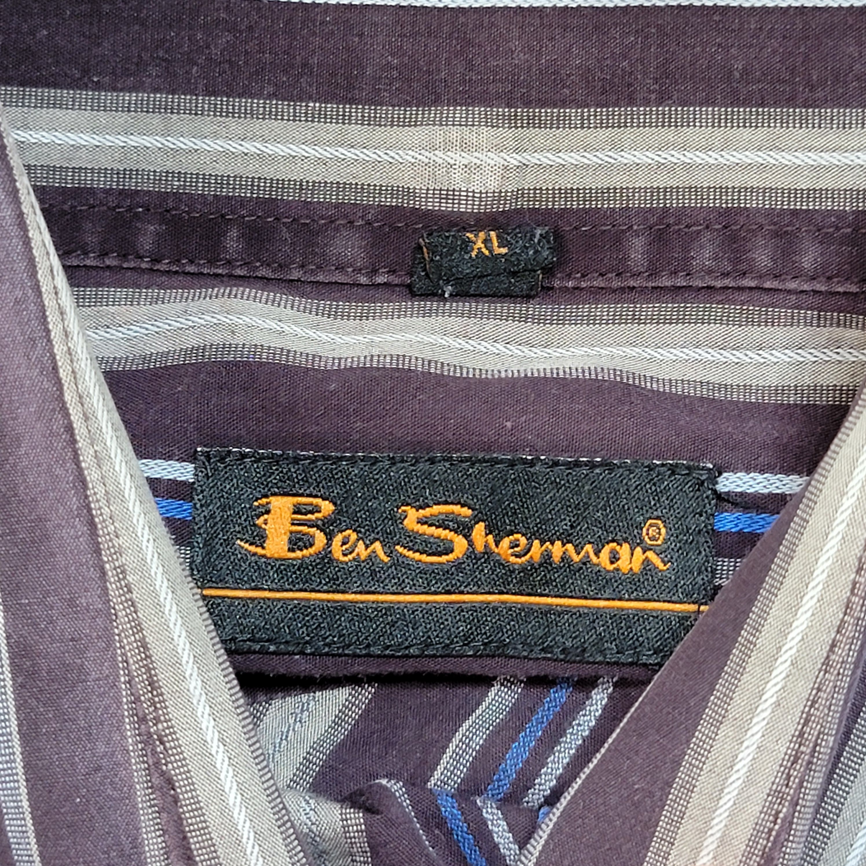 Ben Sherman Ben Sherman LS Full Button Shirt Stripes - Size XL Size XL / US 12-14 / IT 48-50 - 4 Thumbnail