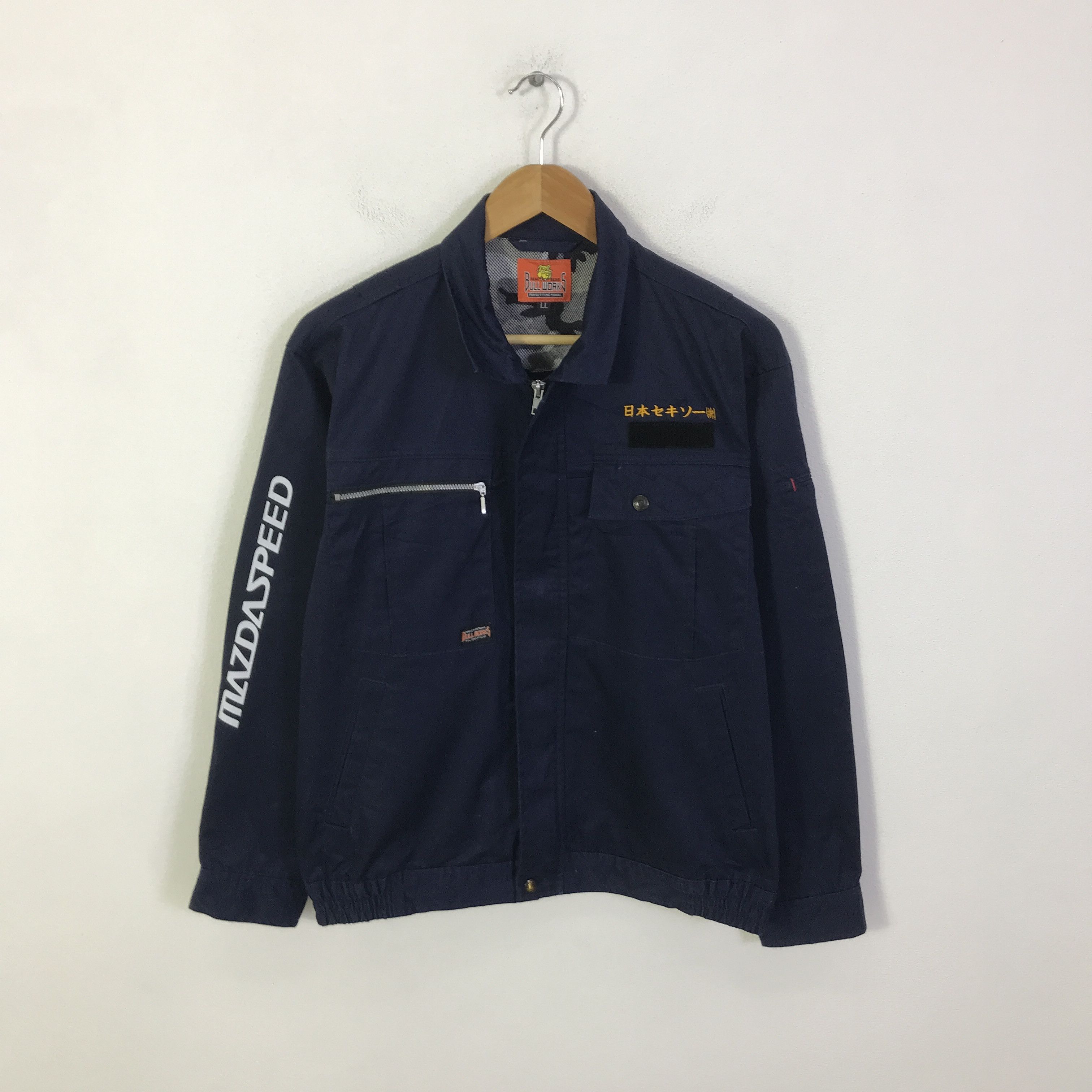 Japanese Brand MazdaSpeed racing Japan uniform jacket K94B20 Size US L / EU 52-54 / 3 - 2 Thumbnail