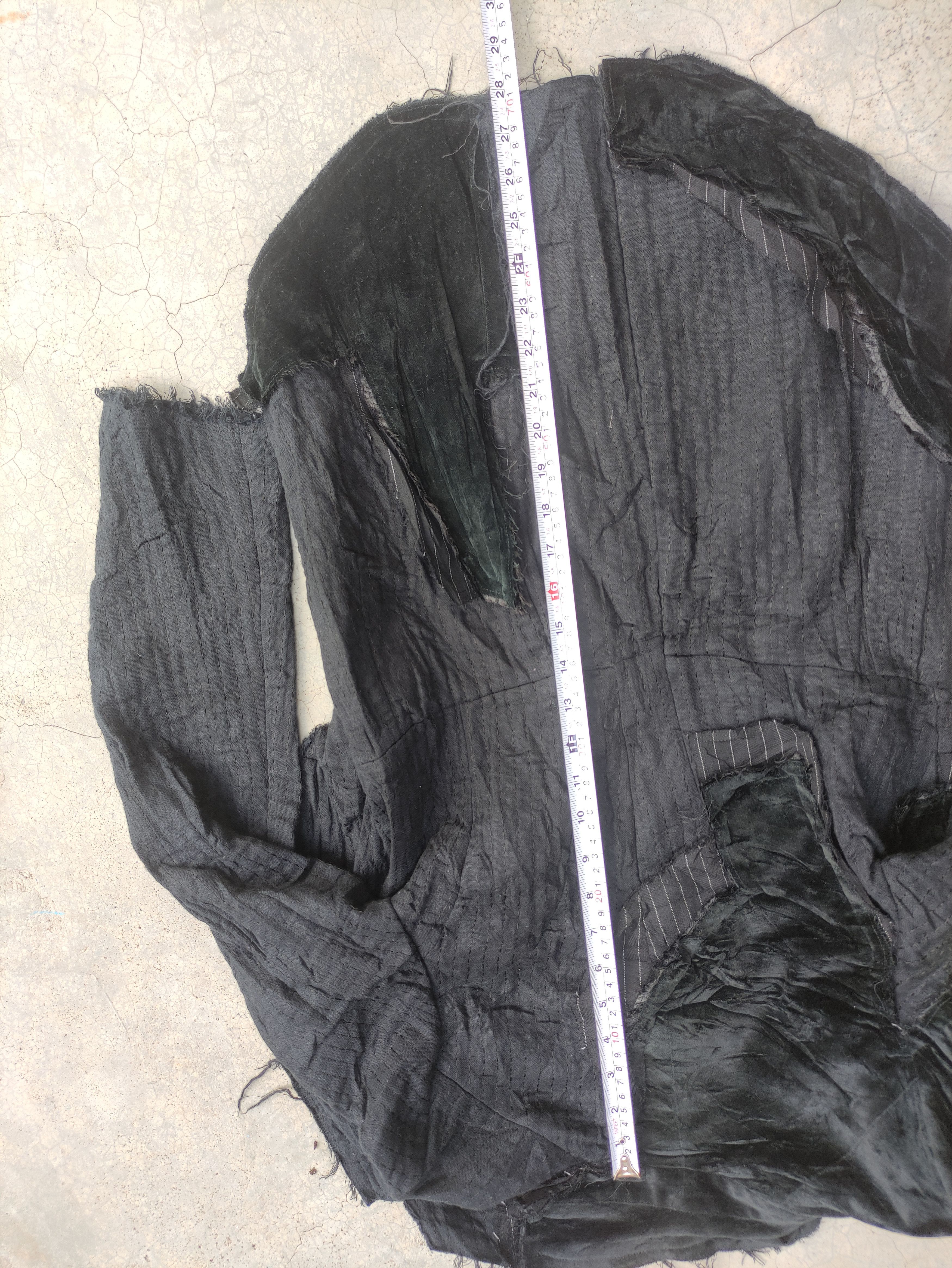 Comme des Garcons COMME DES GARÇONS DESIGN PATCHWORK DISTRESSED OPEN JACKET Size US S / EU 44-46 / 1 - 11 Thumbnail
