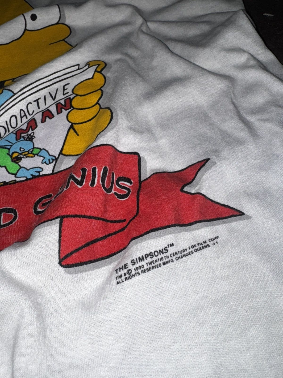 Vintage Vintage 1989 the simpsons Bart radioactiveman Size US L / EU 52-54 / 3 - 6 Thumbnail