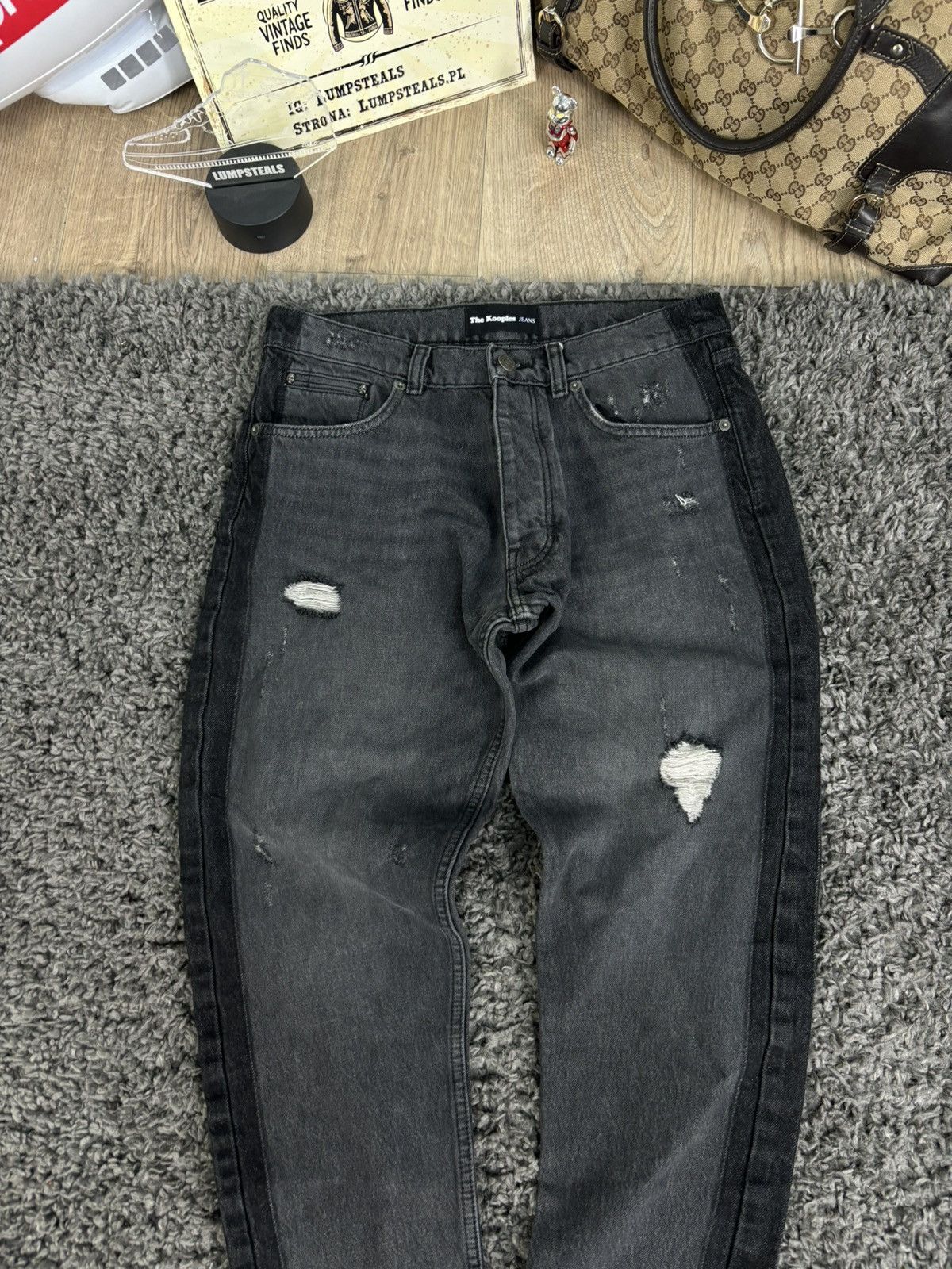 The Kooples Luxury The Kooples Jeans Distressed Denim Faded Size Shorts Size US 34 / EU 50 - 3 Thumbnail