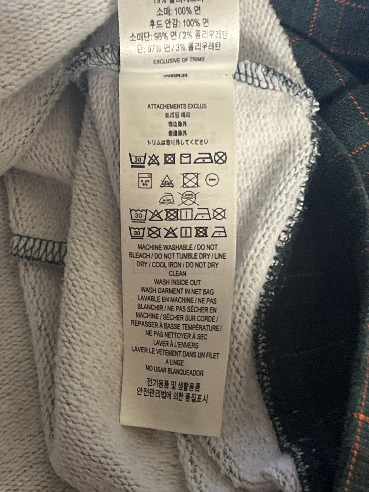 Burberry Burberry green patchwork hoodie Size US L / EU 52-54 / 3 - 7 Thumbnail
