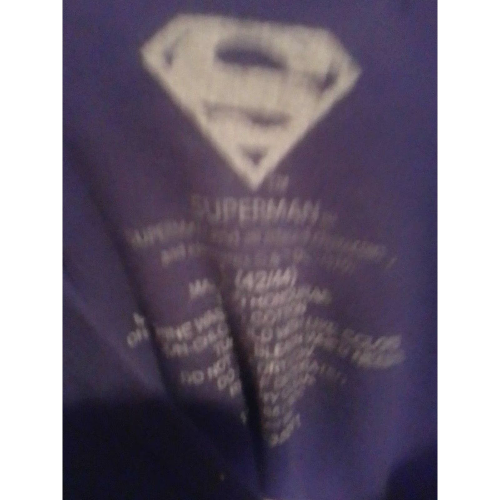 Vintage SZ Superman T-Shirt Short Sleeve Blue Big Graphic L Mens Size Regular SZ 42/44 Size US L / EU 52-54 / 3 - 3 Thumbnail