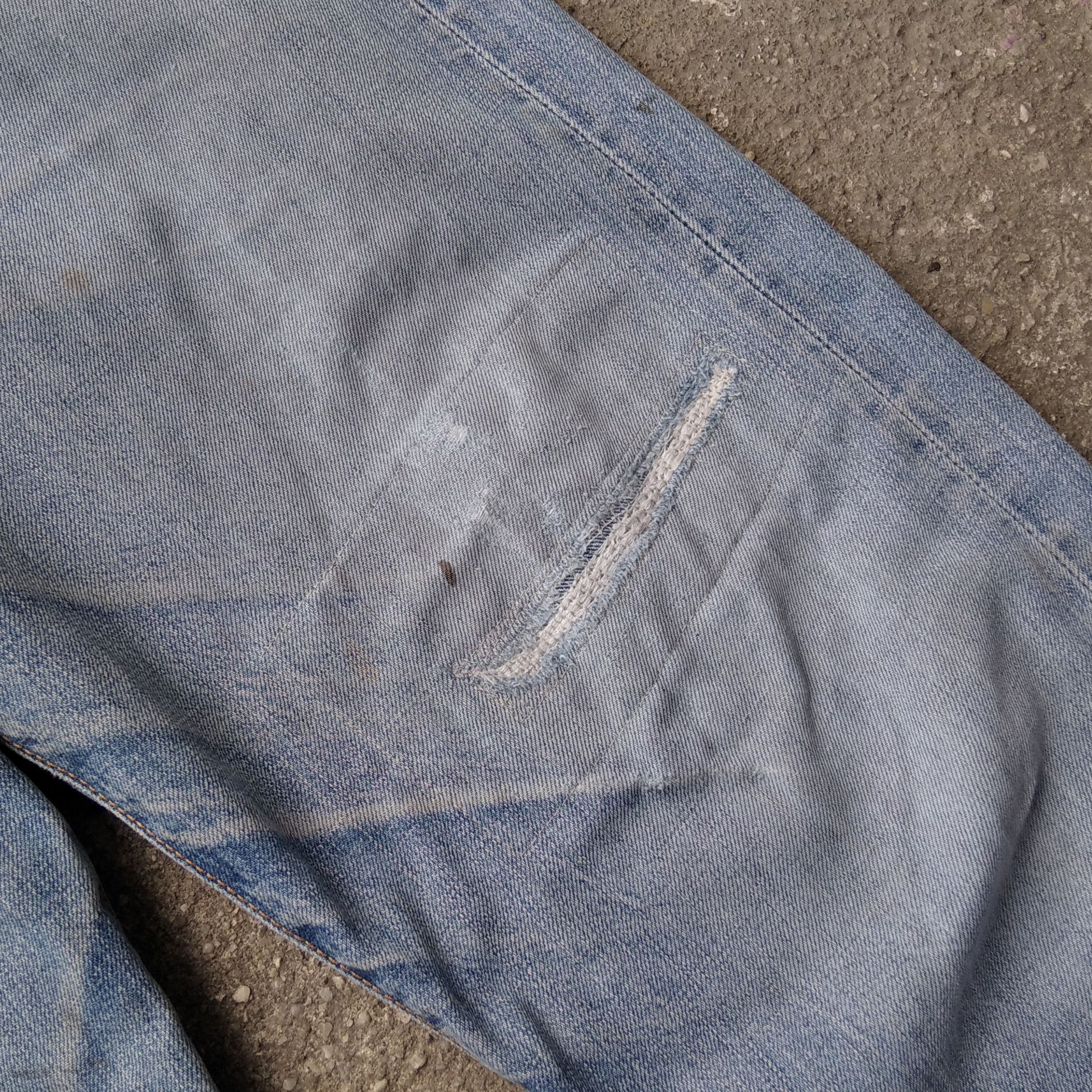 4GSELLER Vintage Early 00's LEVIS 501 Thrashed Jeans Size US 34 / EU 50 - 5 Thumbnail