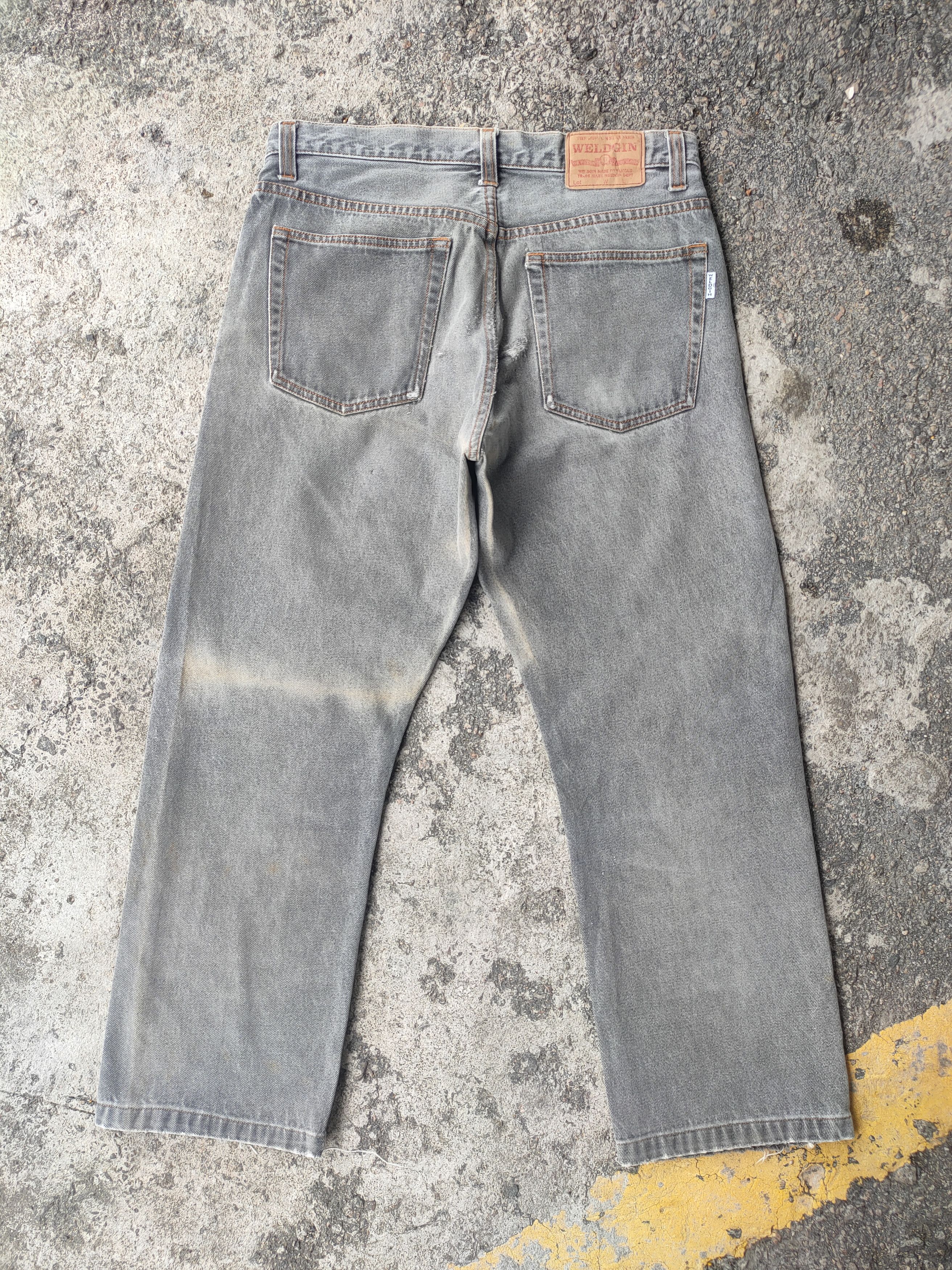 Japanese Brand VINTAGE WELDGIN FADED BLACK RIPPED JEANS DENIM PANTS Size US 34 / EU 50 - 7 Thumbnail