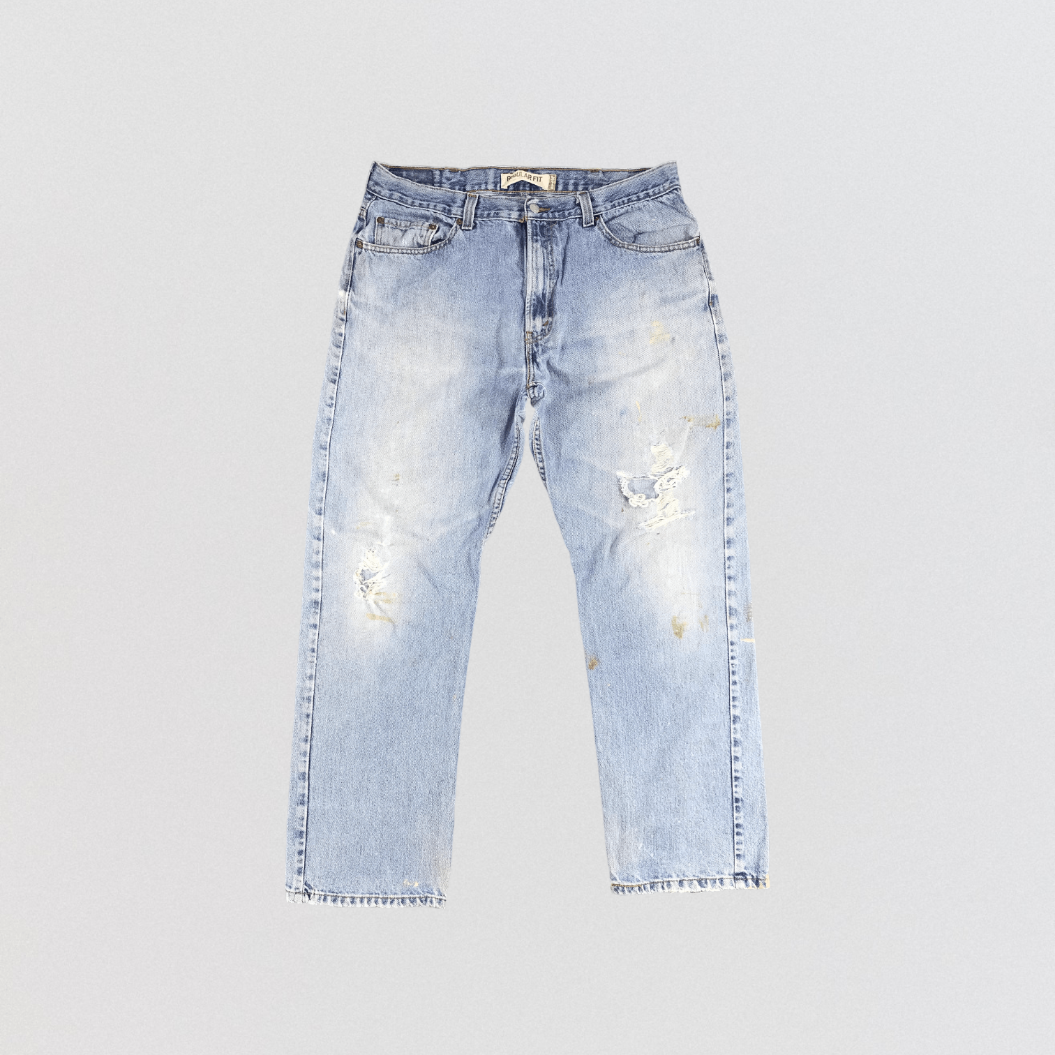 Levi's × Vintage Vintage Light Wash Levis 505 Jeans-JM1325 Size US 37 - 1 Thumbnail