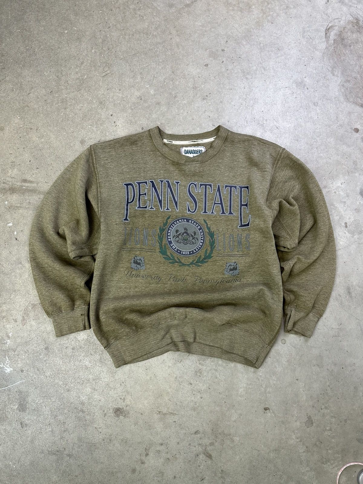 Vintage Vintage Collegiate Crewneck 90s Penn State Spellout Boxy M/L Size US M / EU 48-50 / 2 - 1 Thumbnail