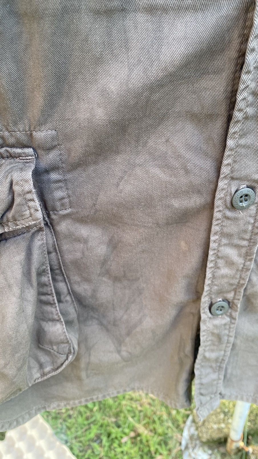 Hysteric Glamour Hysteric Glamour Dirty Wash Safari Shirt Size US S / EU 44-46 / 1 - 4 Thumbnail