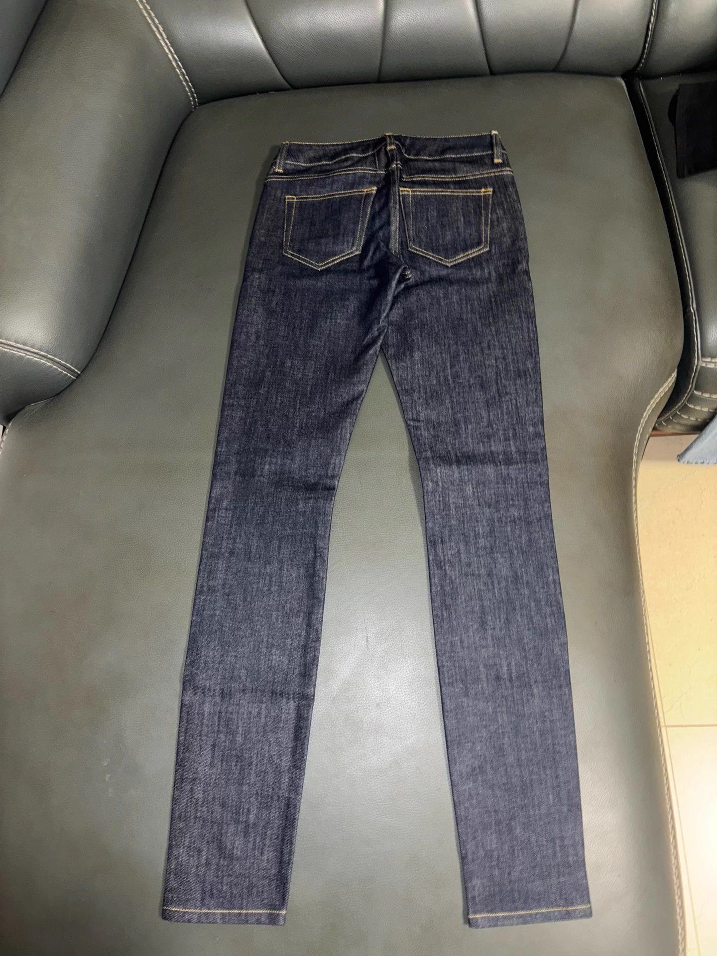 Saint Laurent Paris SAINT LAURENT SLP 2013FW Bright Blue Women's 26 Jeans Size 26" / US 2 / IT 38 - 2 Thumbnail