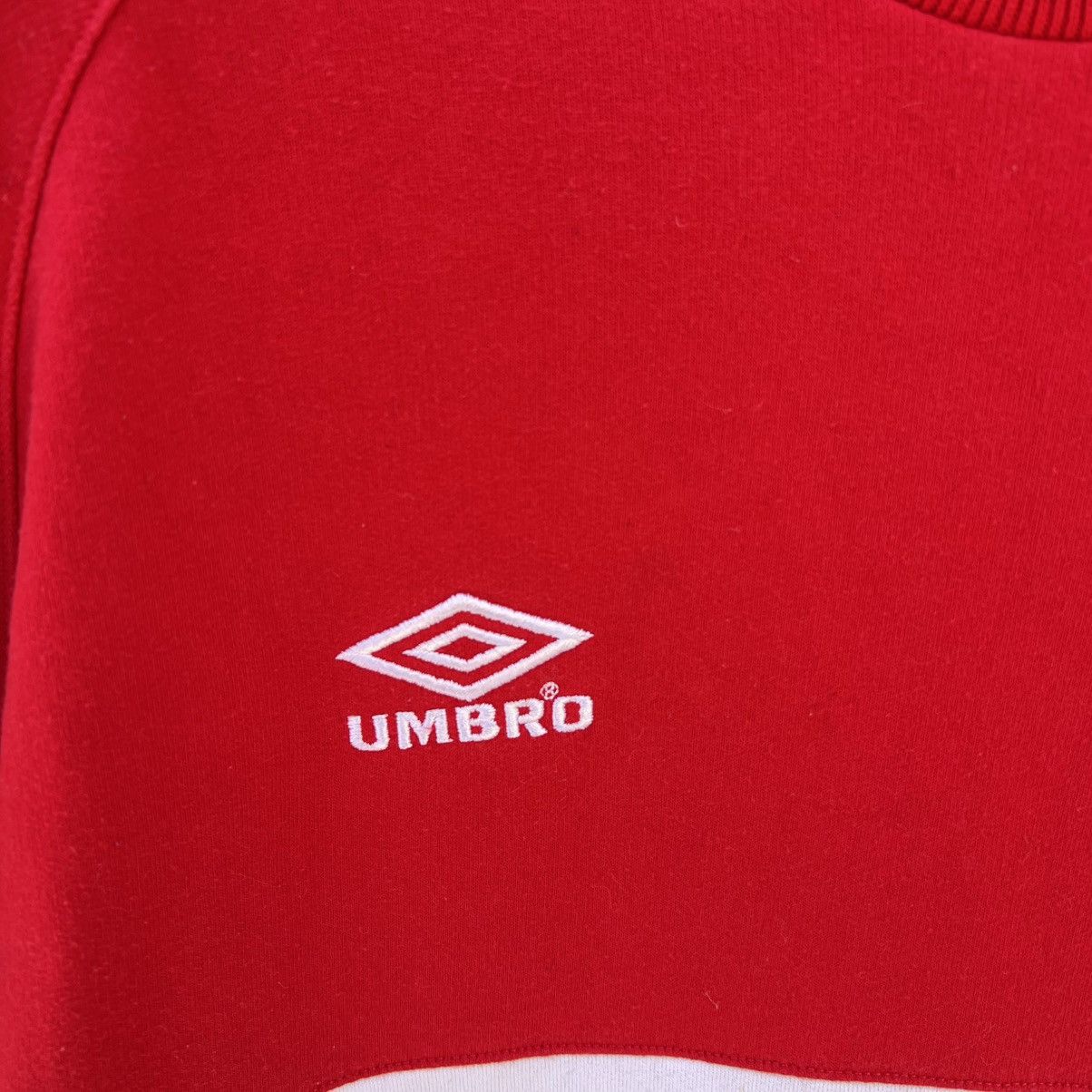 Umbro Manchester United soccer jersey sweatshirt vintage umbro Size US XXL / EU 58 / 5 - 2 Thumbnail