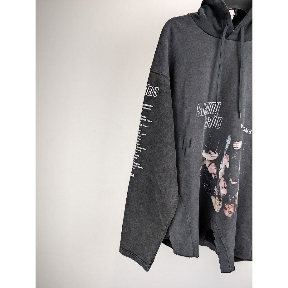 Balenciaga o1rshd1 Hoodie in Black Size US M / EU 48-50 / 2 - 16 Thumbnail