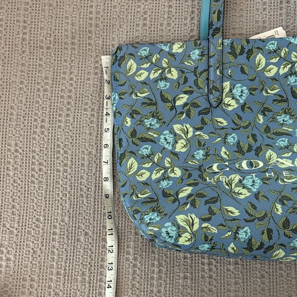 Coach COACH Floral Print Coach Highline Tote Slate/Silver Size ONE SIZE - 8 Thumbnail