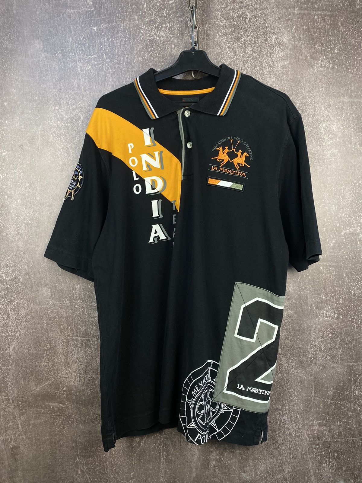 La Martina Vintage 2008 La Martina Polo India t-shirt Size US XL / EU 56 / 4 - 1 Thumbnail
