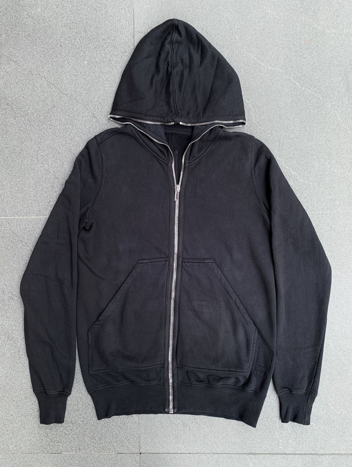 image of Rick Owens Drkshdw 2018 Gimp Hoodie in Black, Men's (Size Small)