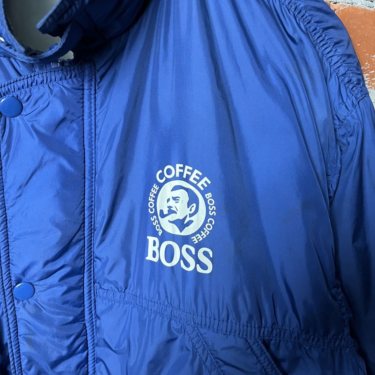Japanese Brand Boss Coffee Big Logo Bomber Jacket🔥 Size US L / EU 52-54 / 3 - 4 Thumbnail