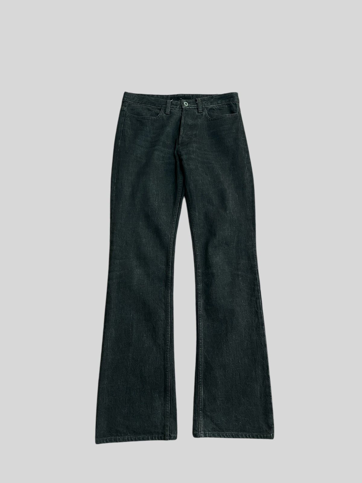 Japanese Brand × RIPVANWINKLE Rip Van Ankle Mini Flare Jean Size 30 x 30 inches Size US 30 / EU 46 - 1 Thumbnail
