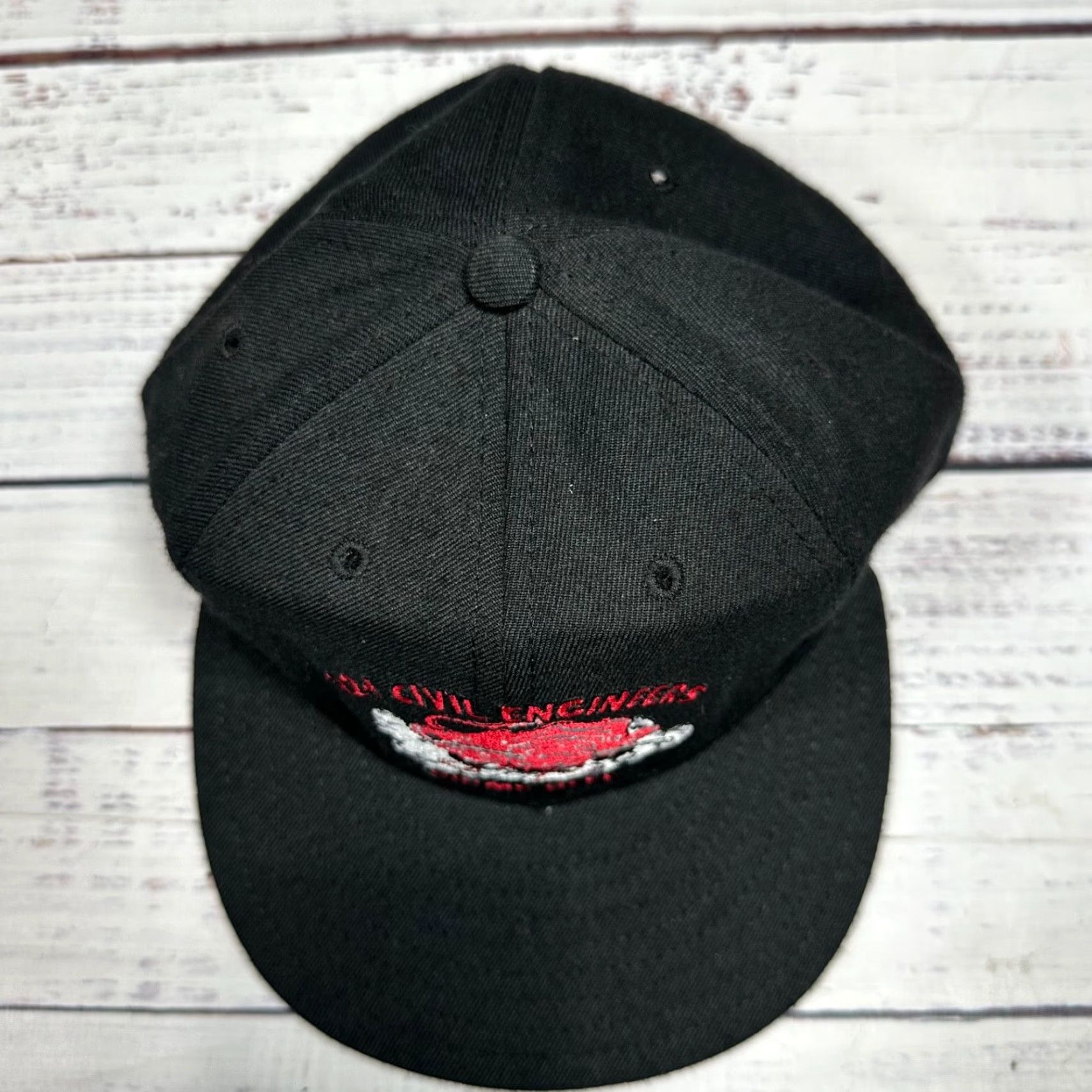 Bally Vtg USAF 92nd Civil Engineers Prime Beef Snapback Ball Cap Black One Size Size ONE SIZE - 3 Thumbnail