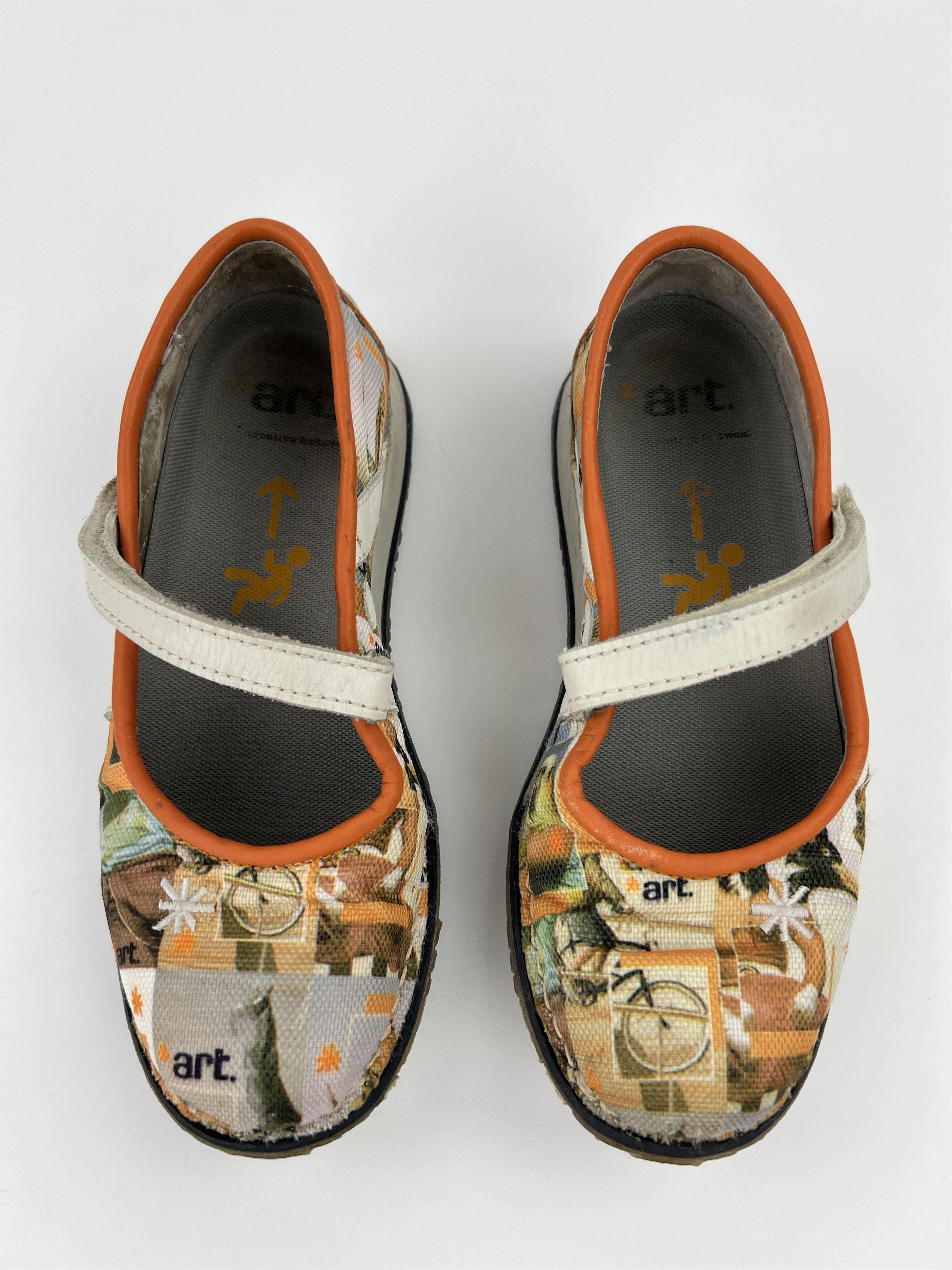 Other Vintage The ART Allover Pattern Sandals Shoes Size US 7 / IT 37 - 7 Thumbnail
