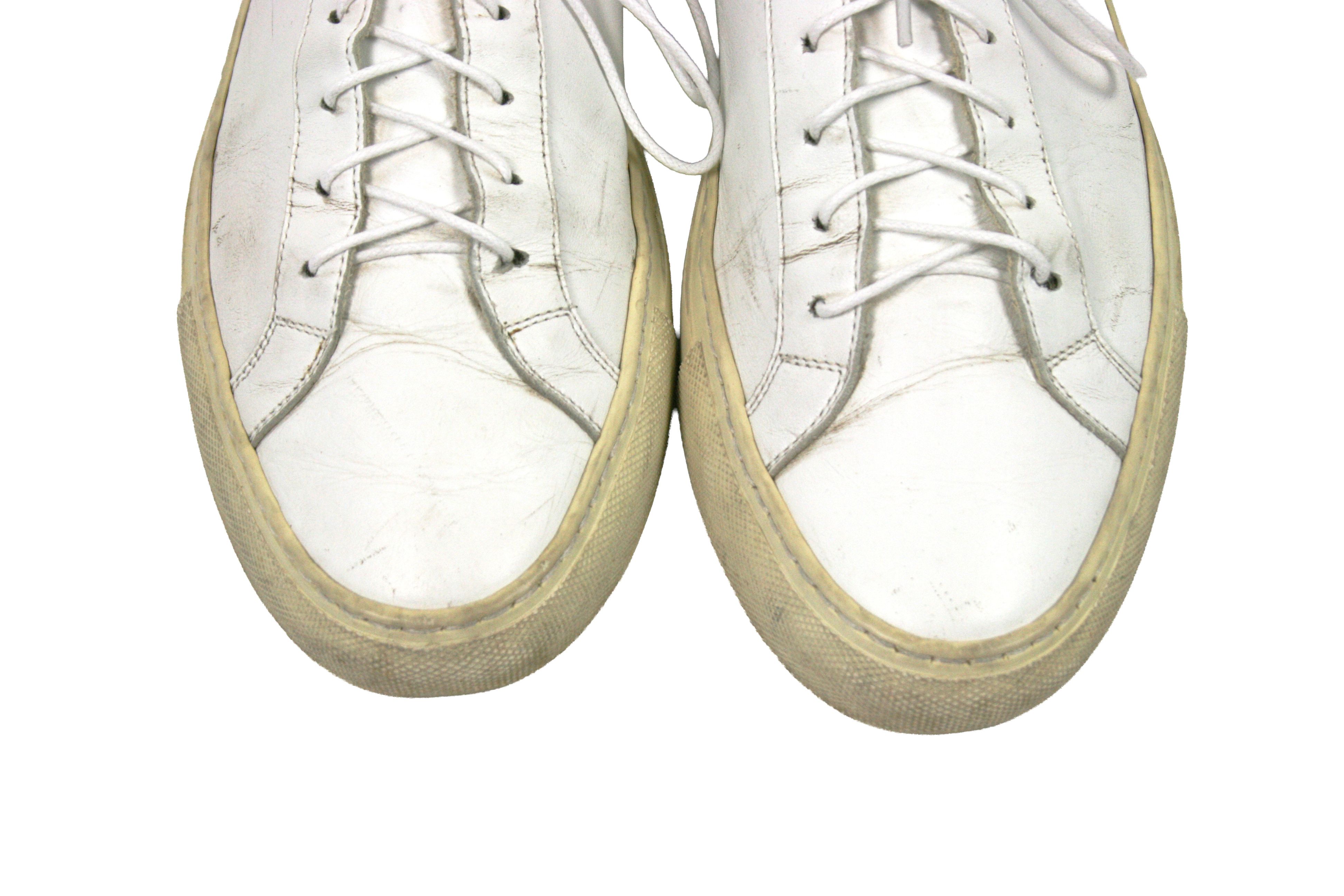 Common Projects Achilles Low Leather Sneakers Size US 8 / EU 41 - 4 Thumbnail